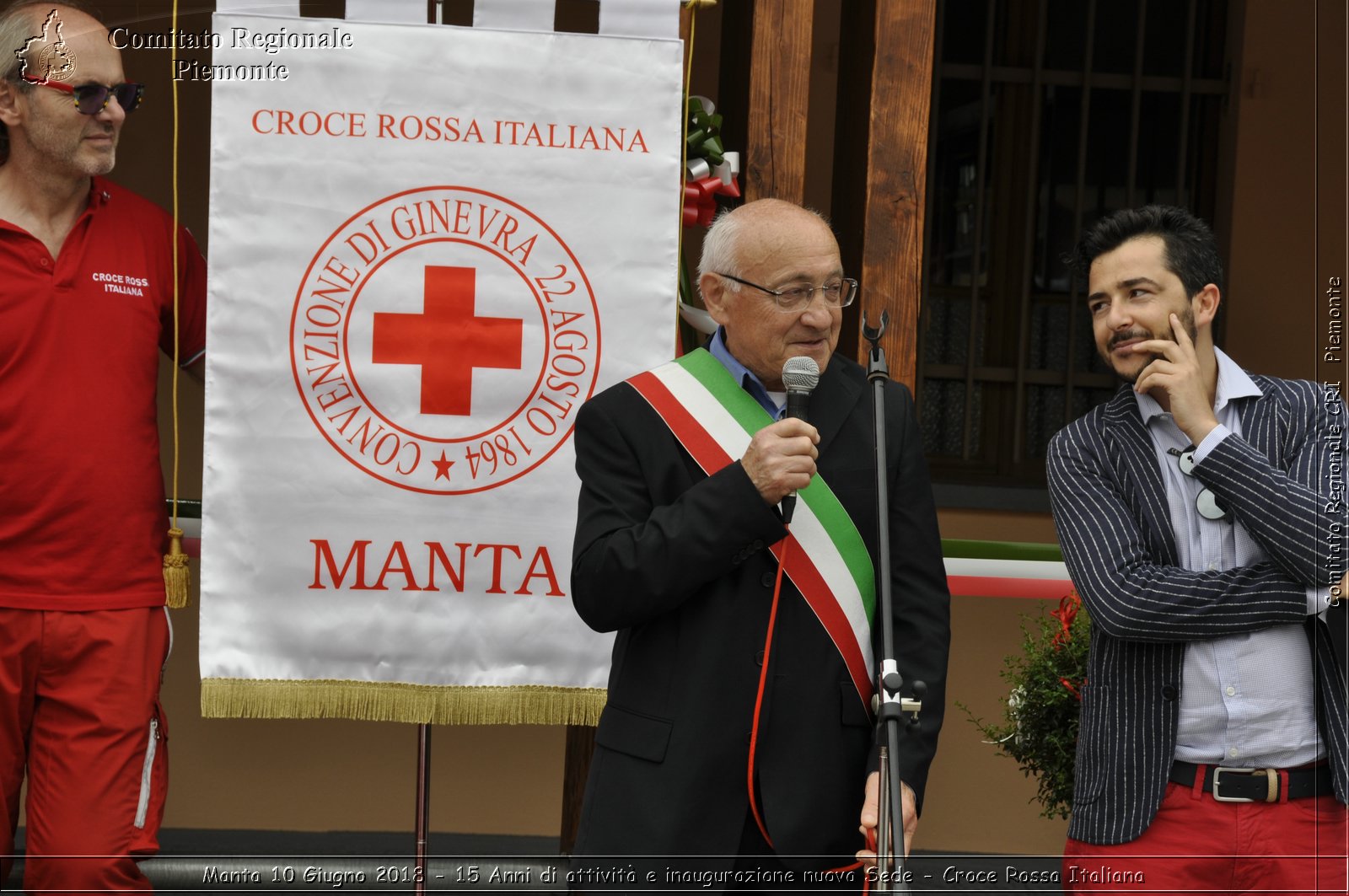 Manta 10 Giugno 2018 - 15 Anni di attivit e inaugurazione nuova Sede - Croce Rossa Italiana- Comitato Regionale del Piemonte