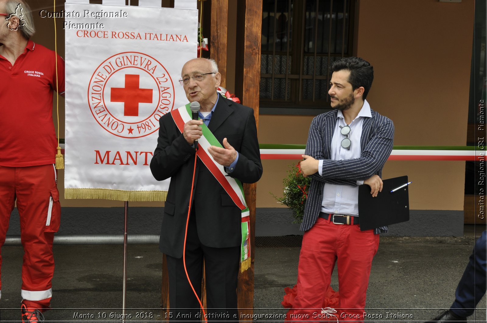 Manta 10 Giugno 2018 - 15 Anni di attivit e inaugurazione nuova Sede - Croce Rossa Italiana- Comitato Regionale del Piemonte