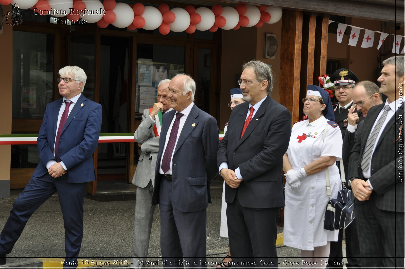 Manta 10 Giugno 2018 - 15 Anni di attivit e inaugurazione nuova Sede - Croce Rossa Italiana- Comitato Regionale del Piemonte