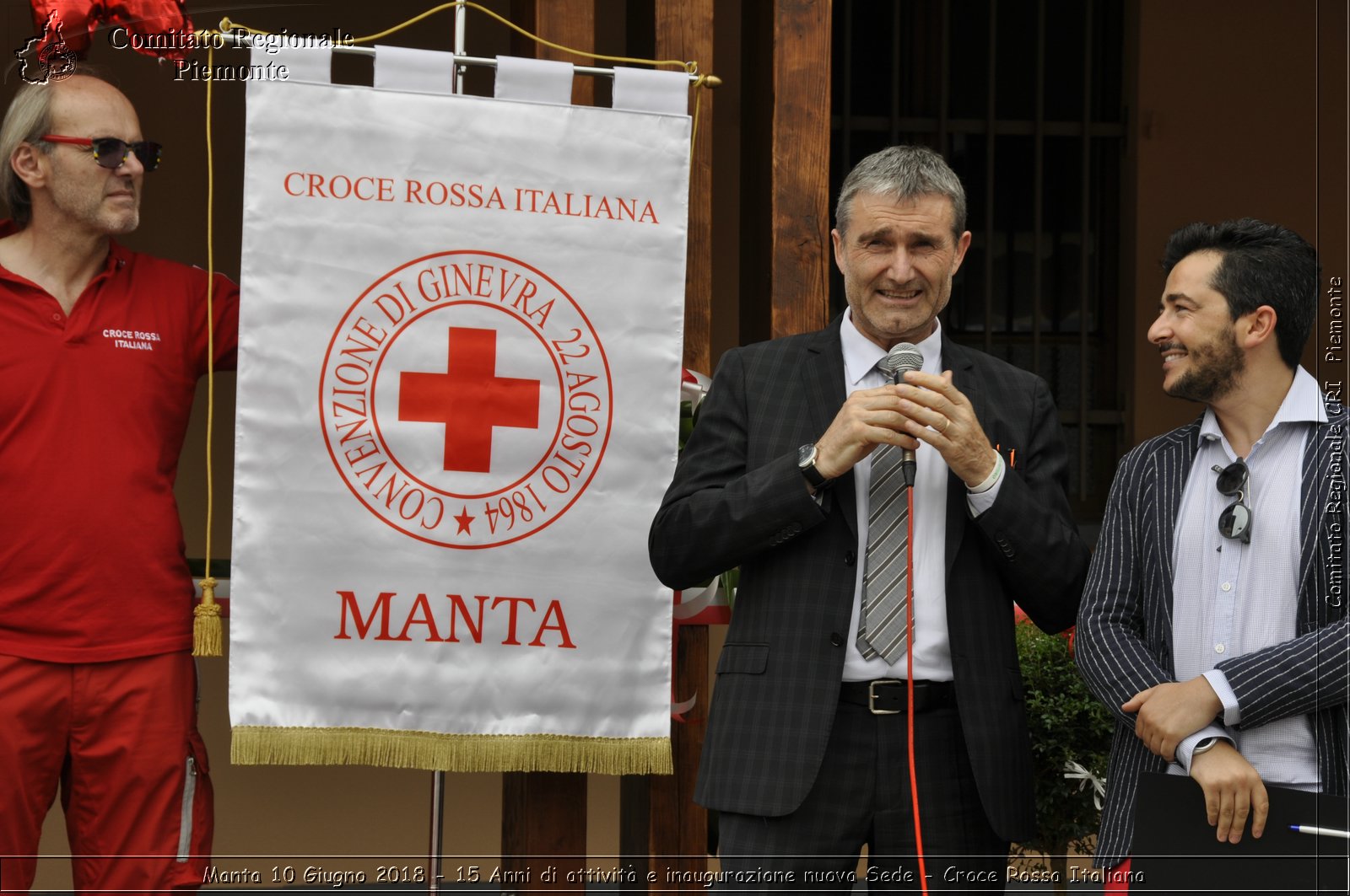 Manta 10 Giugno 2018 - 15 Anni di attivit e inaugurazione nuova Sede - Croce Rossa Italiana- Comitato Regionale del Piemonte