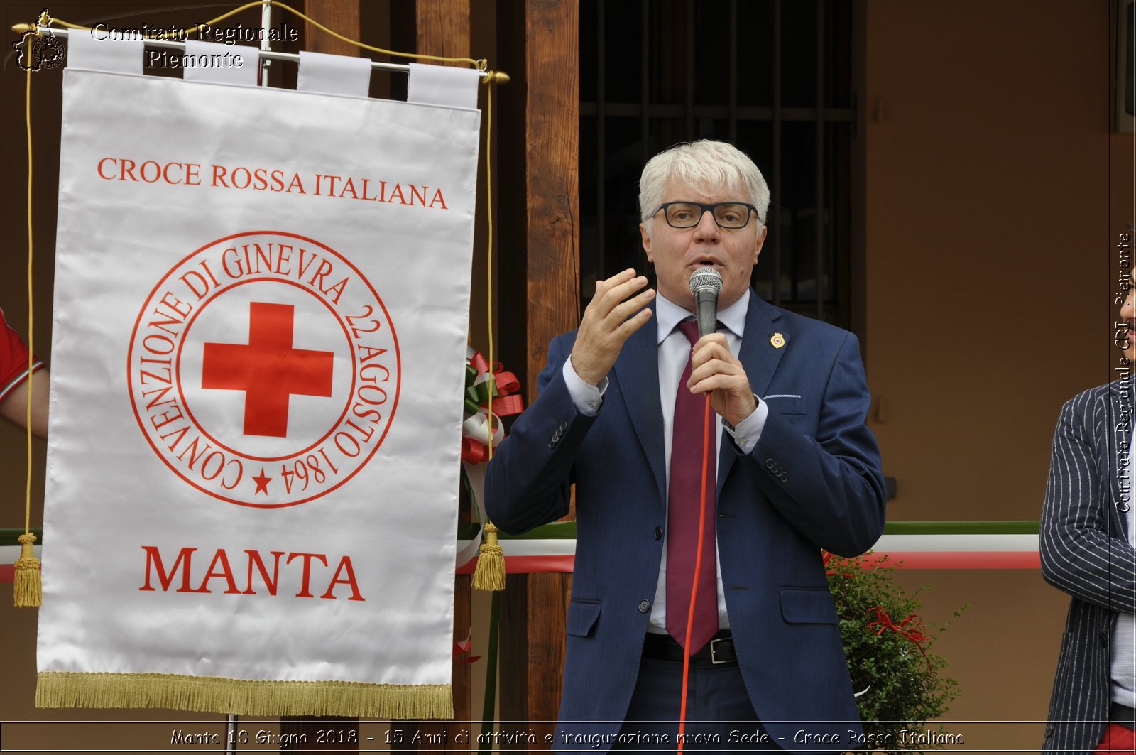 Manta 10 Giugno 2018 - 15 Anni di attivit e inaugurazione nuova Sede - Croce Rossa Italiana- Comitato Regionale del Piemonte