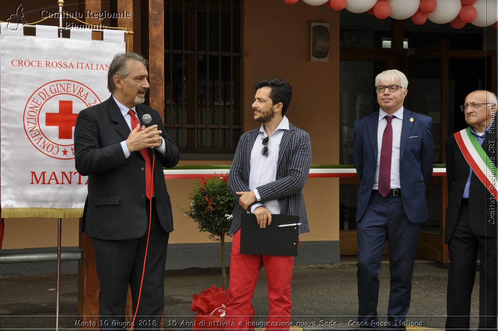 Manta 10 Giugno 2018 - 15 Anni di attivit e inaugurazione nuova Sede - Croce Rossa Italiana- Comitato Regionale del Piemonte