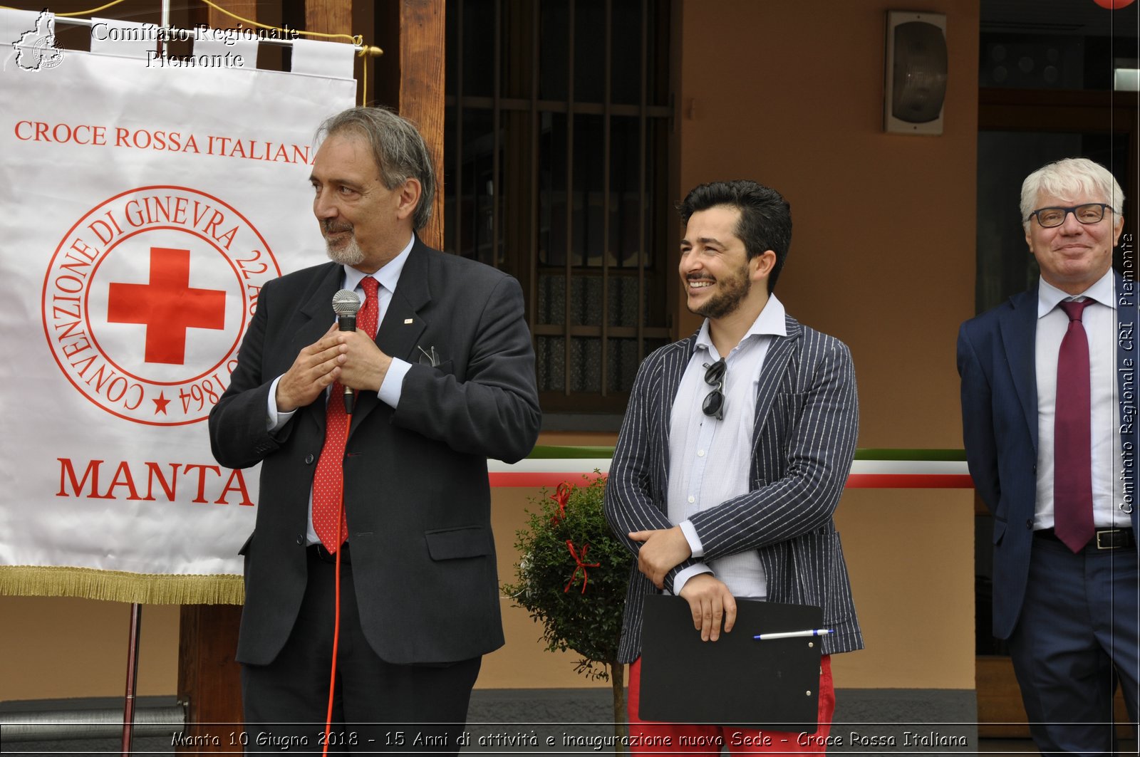 Manta 10 Giugno 2018 - 15 Anni di attivit e inaugurazione nuova Sede - Croce Rossa Italiana- Comitato Regionale del Piemonte