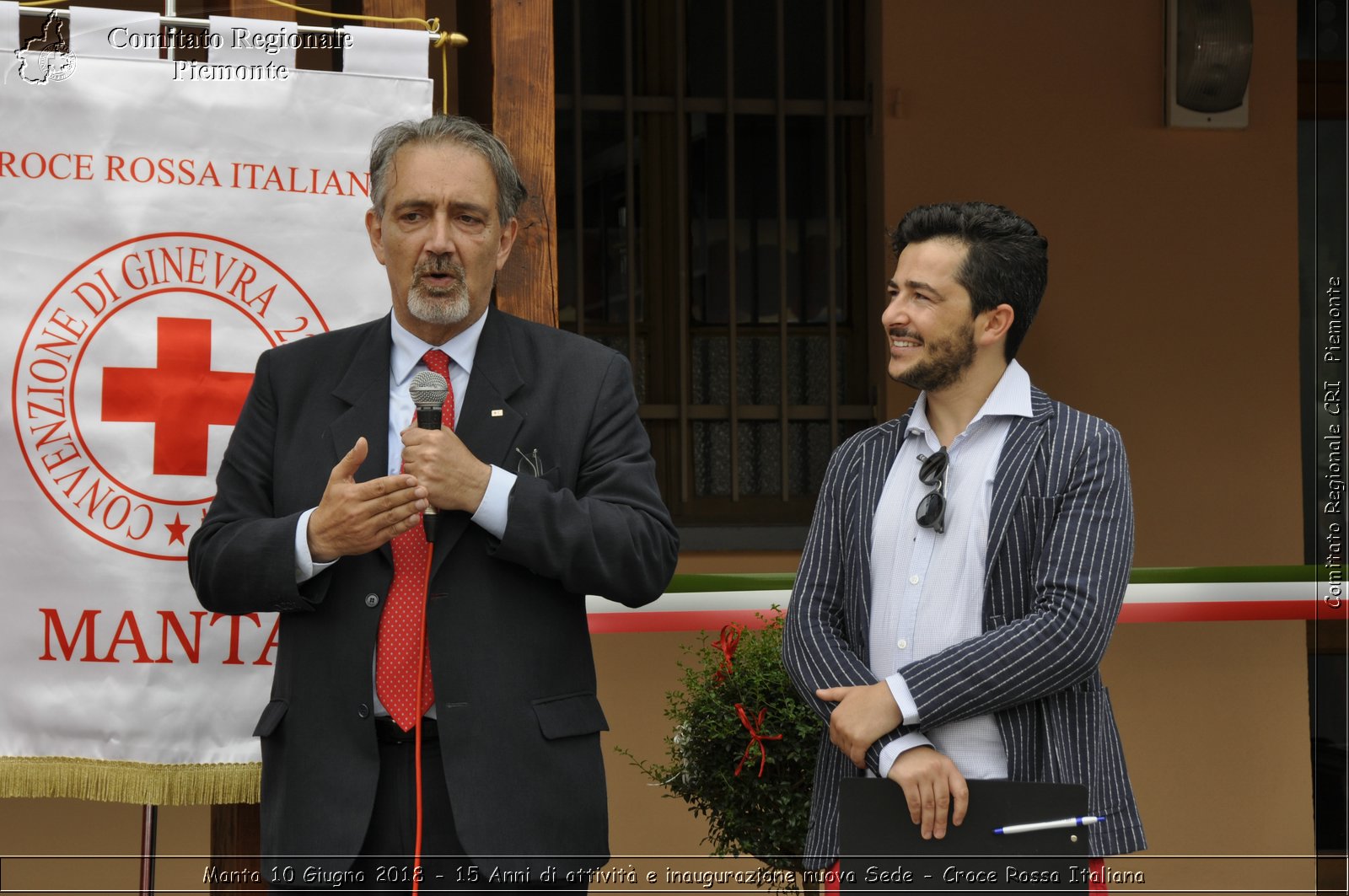 Manta 10 Giugno 2018 - 15 Anni di attivit e inaugurazione nuova Sede - Croce Rossa Italiana- Comitato Regionale del Piemonte