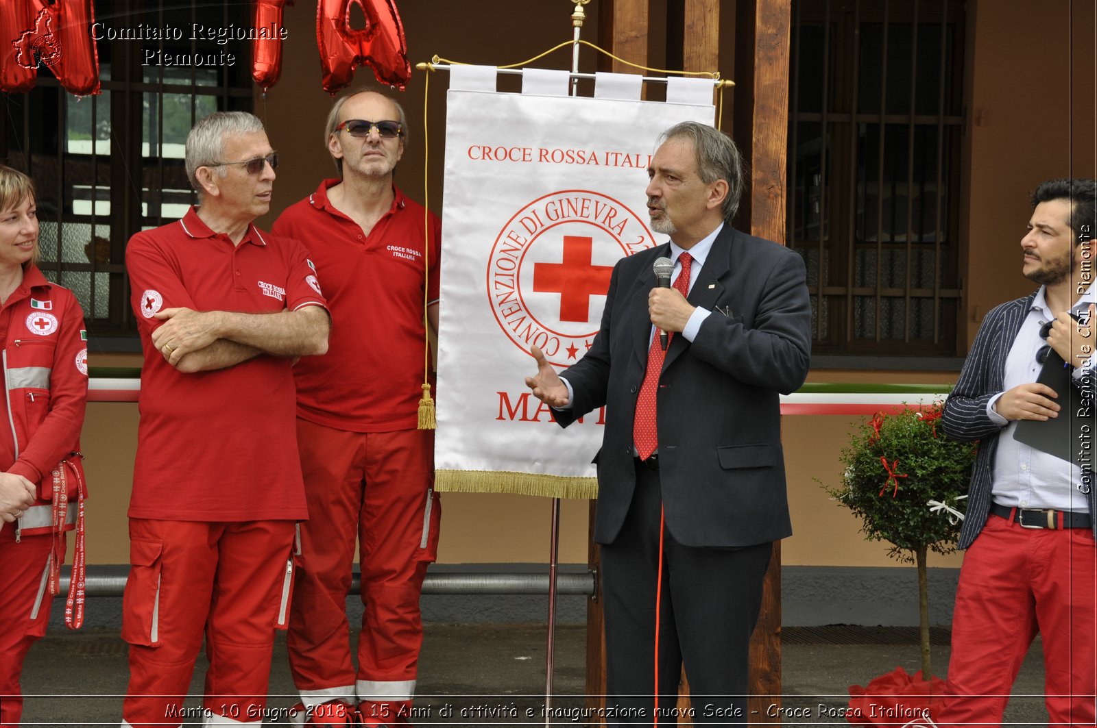 Manta 10 Giugno 2018 - 15 Anni di attivit e inaugurazione nuova Sede - Croce Rossa Italiana- Comitato Regionale del Piemonte