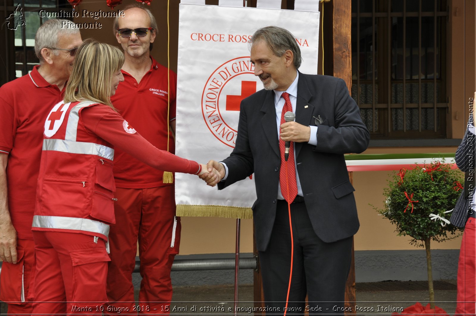 Manta 10 Giugno 2018 - 15 Anni di attivit e inaugurazione nuova Sede - Croce Rossa Italiana- Comitato Regionale del Piemonte