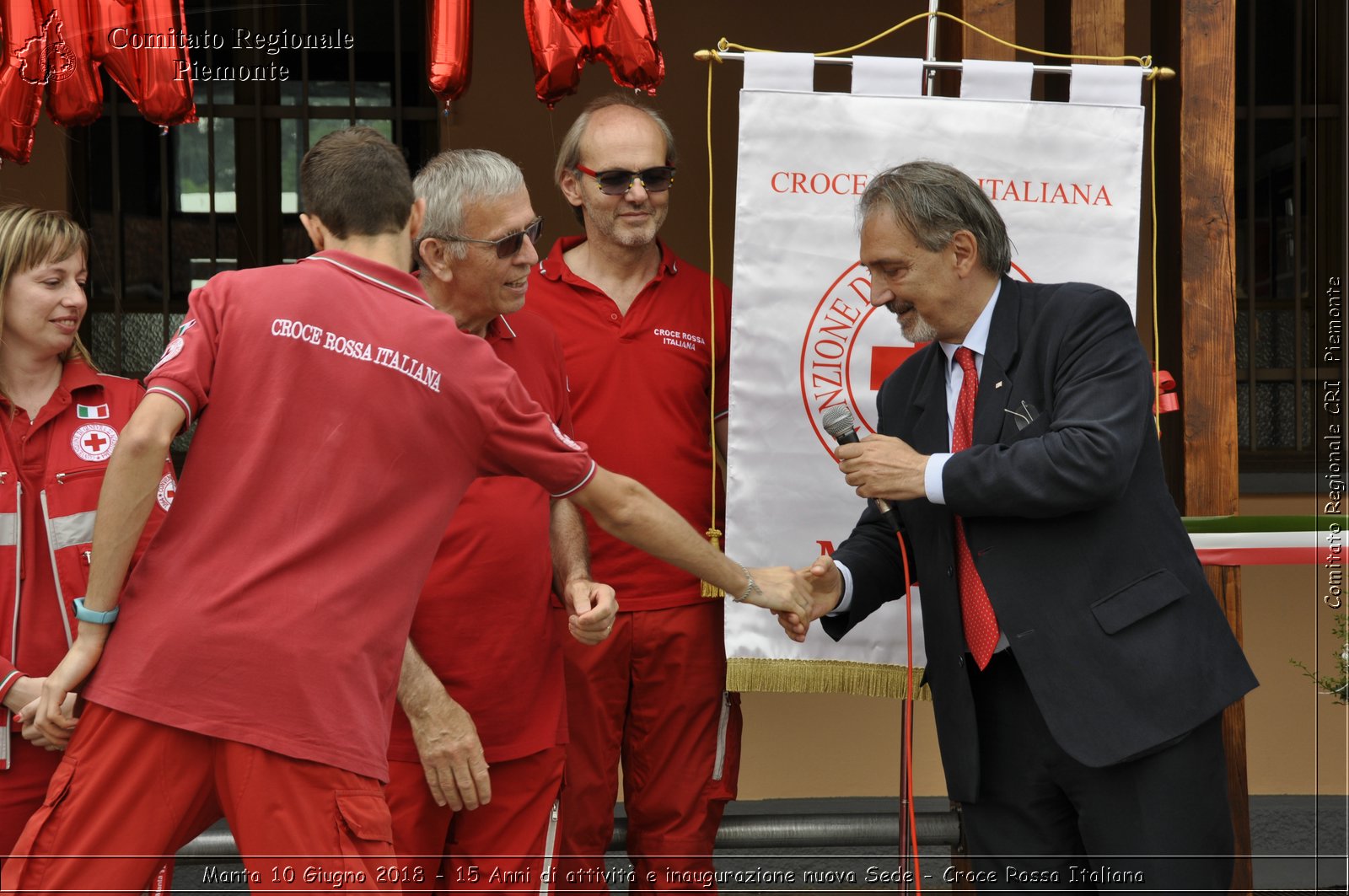 Manta 10 Giugno 2018 - 15 Anni di attivit e inaugurazione nuova Sede - Croce Rossa Italiana- Comitato Regionale del Piemonte