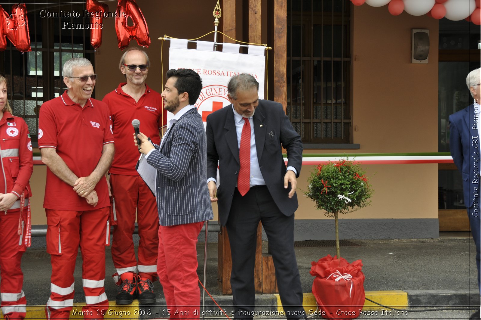 Manta 10 Giugno 2018 - 15 Anni di attivit e inaugurazione nuova Sede - Croce Rossa Italiana- Comitato Regionale del Piemonte