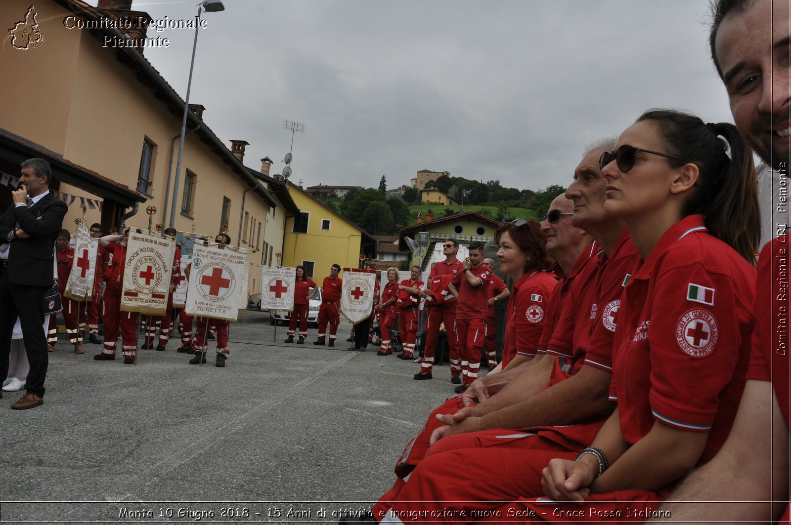 Manta 10 Giugno 2018 - 15 Anni di attivit e inaugurazione nuova Sede - Croce Rossa Italiana- Comitato Regionale del Piemonte