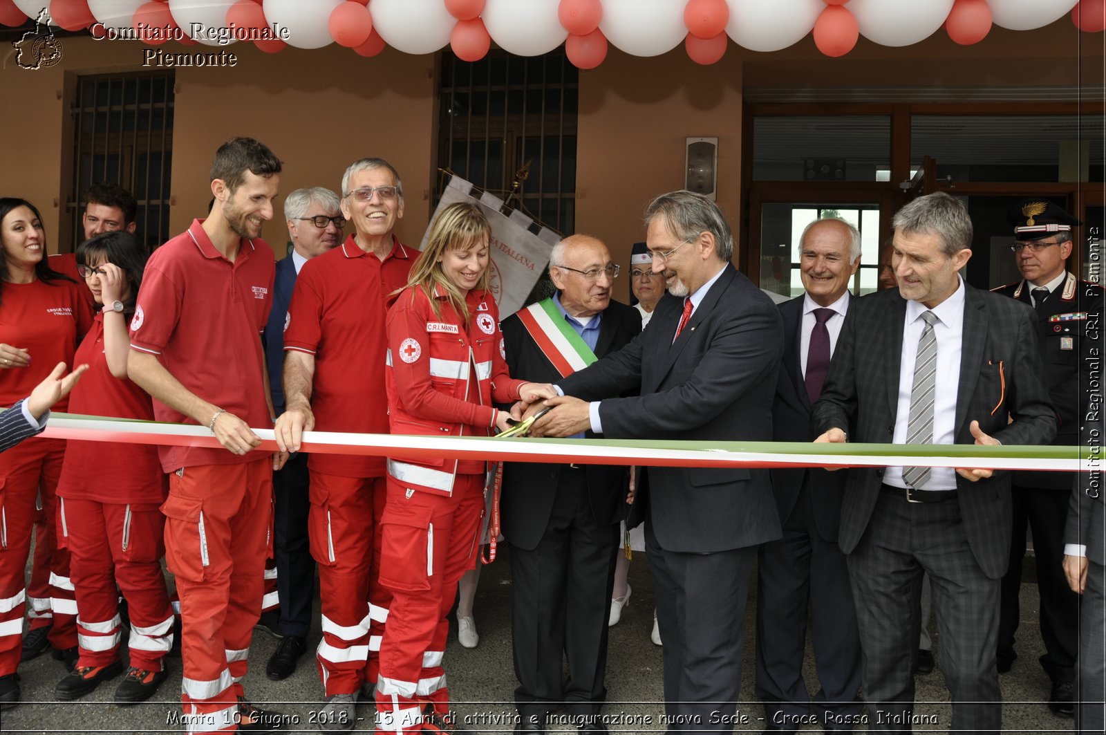 Manta 10 Giugno 2018 - 15 Anni di attivit e inaugurazione nuova Sede - Croce Rossa Italiana- Comitato Regionale del Piemonte