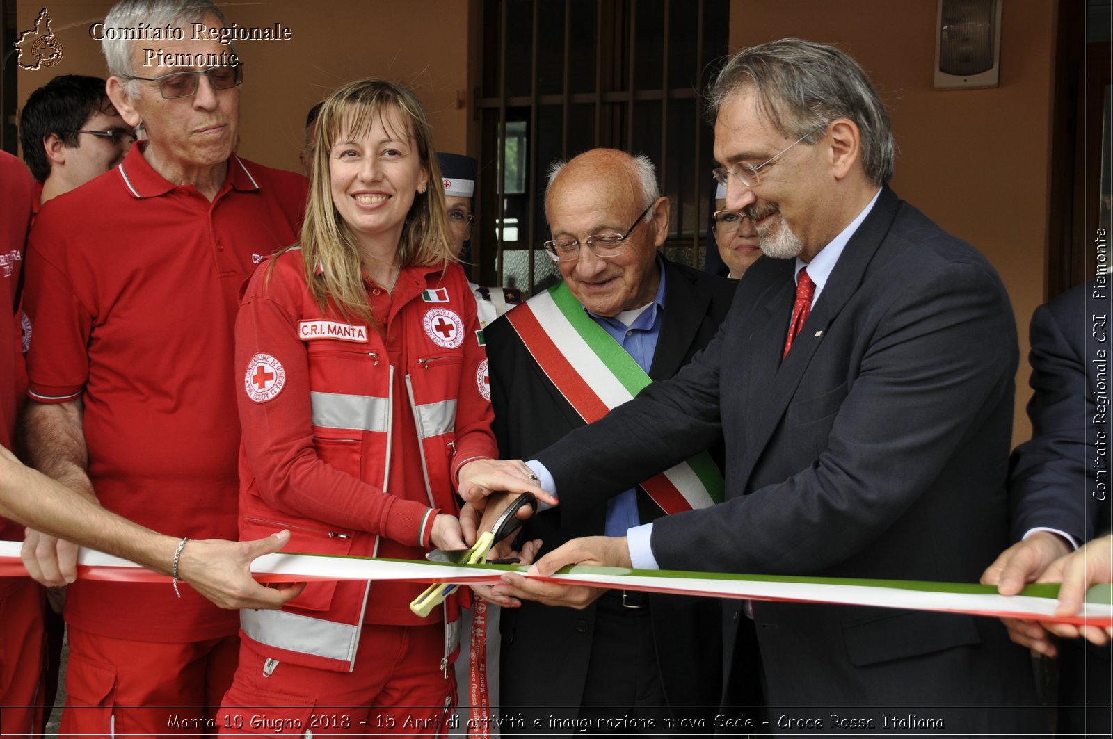 Manta 10 Giugno 2018 - 15 Anni di attivit e inaugurazione nuova Sede - Croce Rossa Italiana- Comitato Regionale del Piemonte