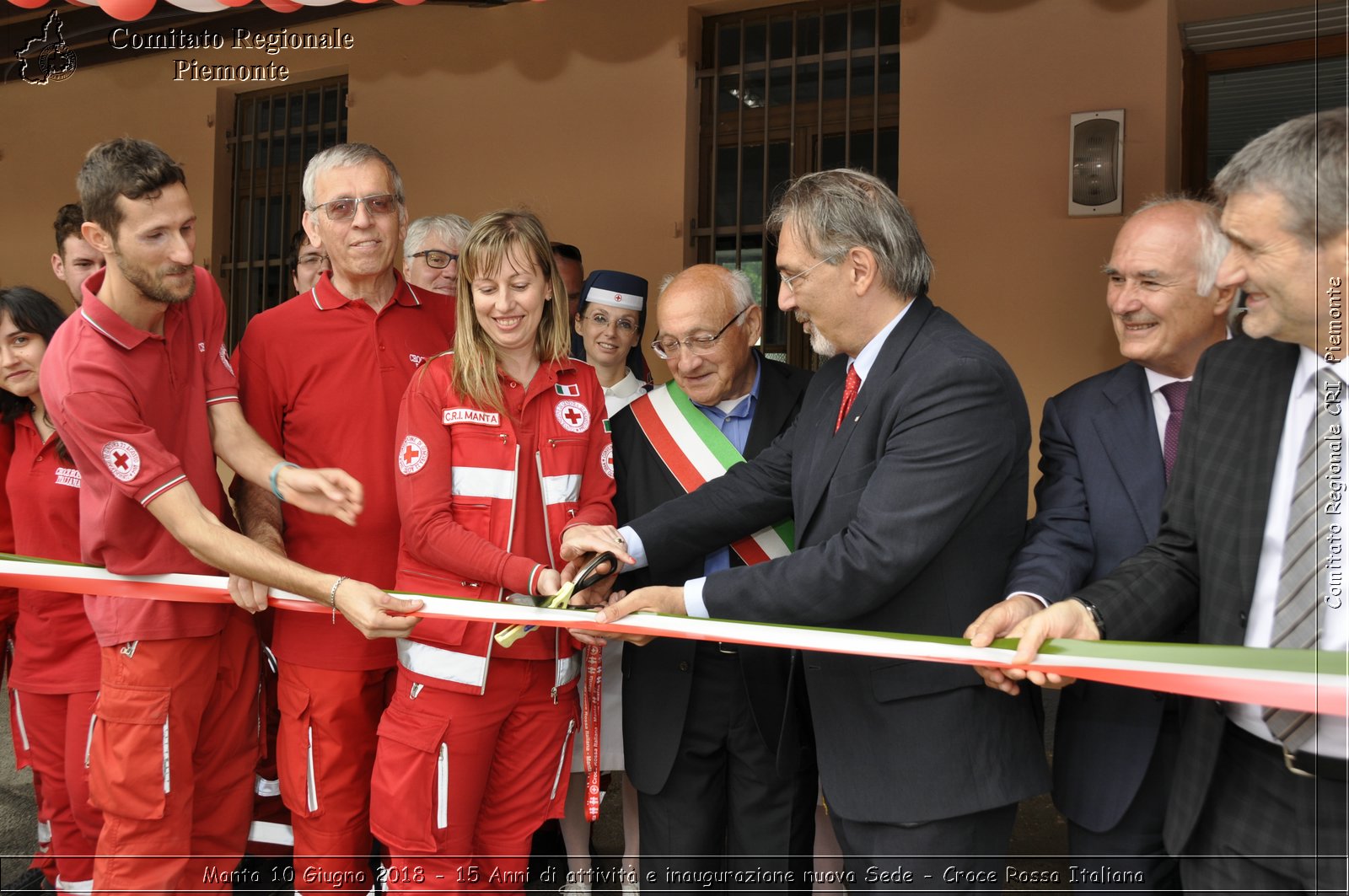 Manta 10 Giugno 2018 - 15 Anni di attivit e inaugurazione nuova Sede - Croce Rossa Italiana- Comitato Regionale del Piemonte