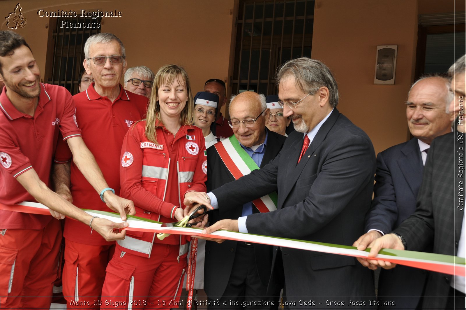 Manta 10 Giugno 2018 - 15 Anni di attivit e inaugurazione nuova Sede - Croce Rossa Italiana- Comitato Regionale del Piemonte