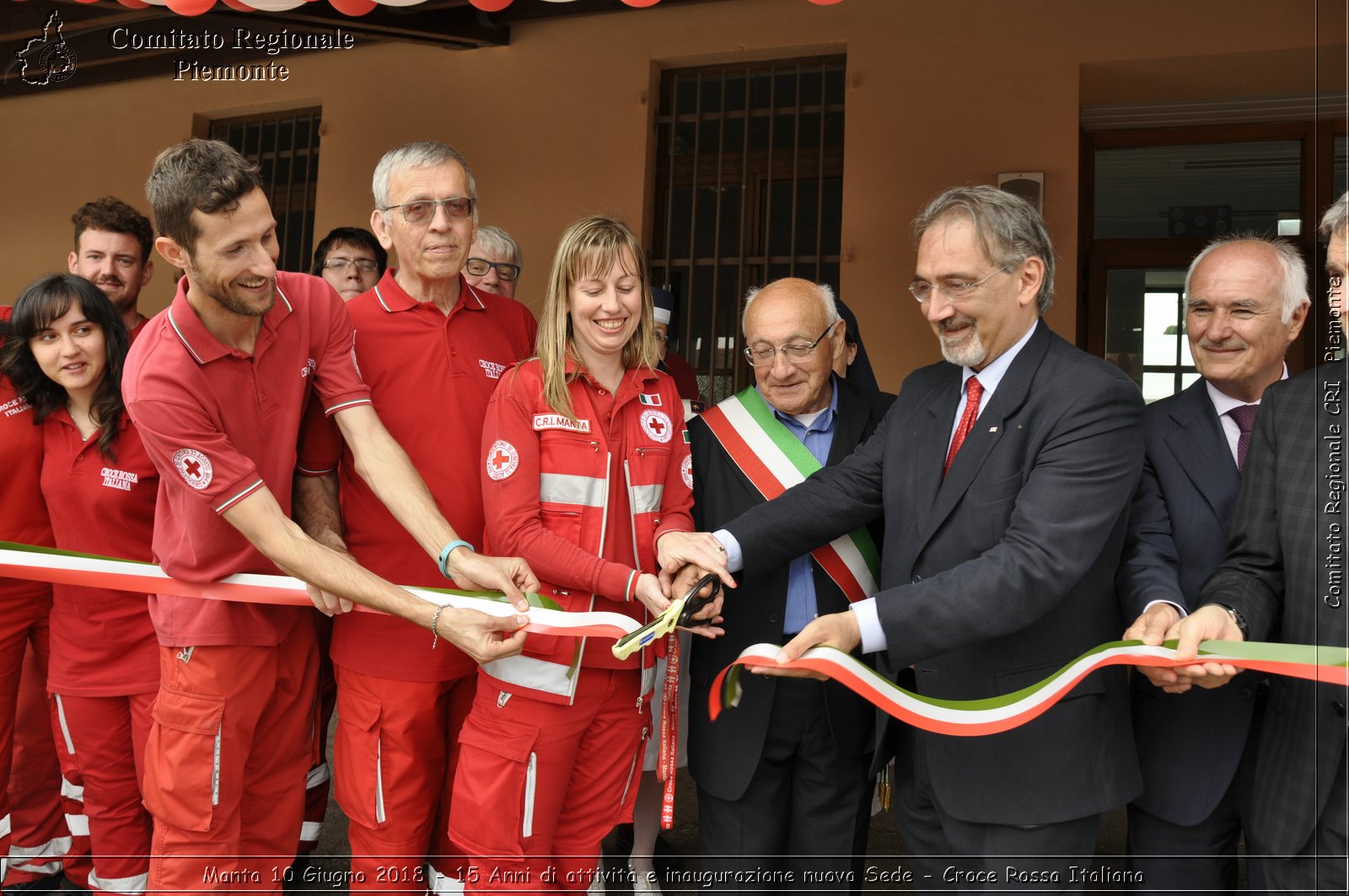 Manta 10 Giugno 2018 - 15 Anni di attivit e inaugurazione nuova Sede - Croce Rossa Italiana- Comitato Regionale del Piemonte