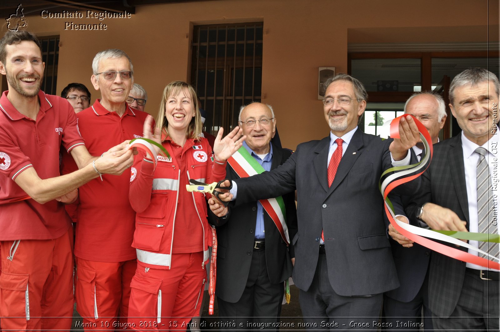 Manta 10 Giugno 2018 - 15 Anni di attivit e inaugurazione nuova Sede - Croce Rossa Italiana- Comitato Regionale del Piemonte