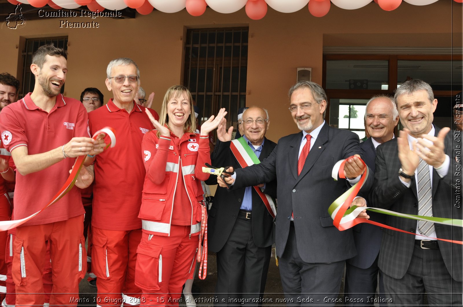 Manta 10 Giugno 2018 - 15 Anni di attivit e inaugurazione nuova Sede - Croce Rossa Italiana- Comitato Regionale del Piemonte