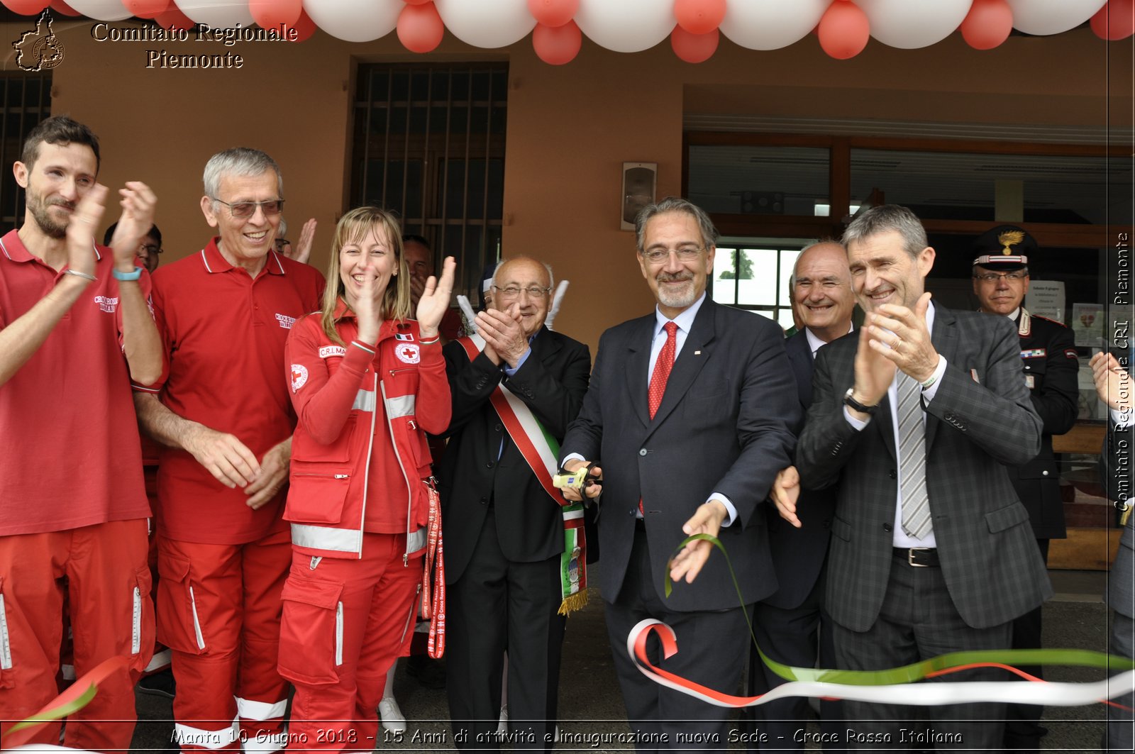 Manta 10 Giugno 2018 - 15 Anni di attivit e inaugurazione nuova Sede - Croce Rossa Italiana- Comitato Regionale del Piemonte