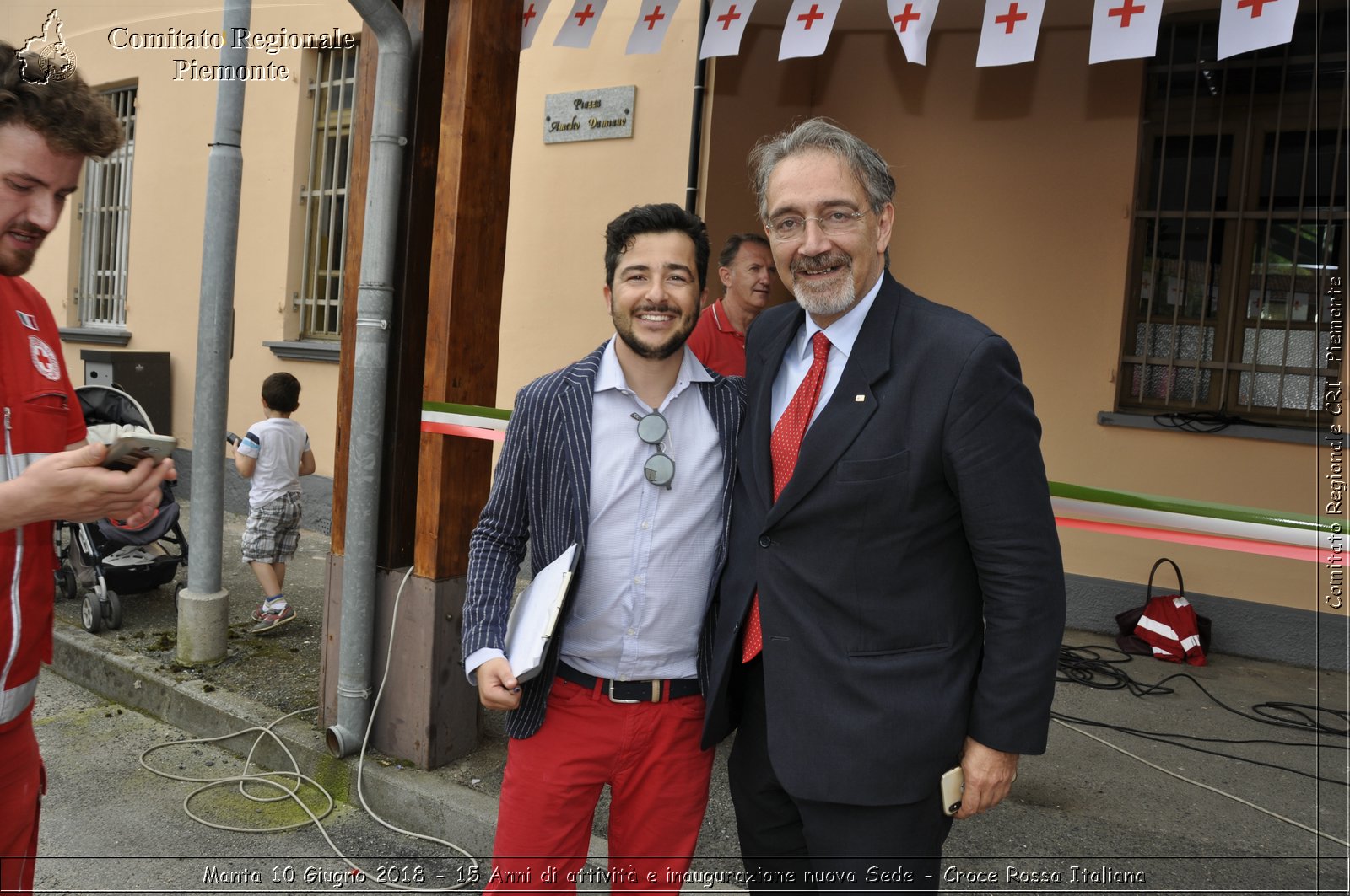 Manta 10 Giugno 2018 - 15 Anni di attivit e inaugurazione nuova Sede - Croce Rossa Italiana- Comitato Regionale del Piemonte