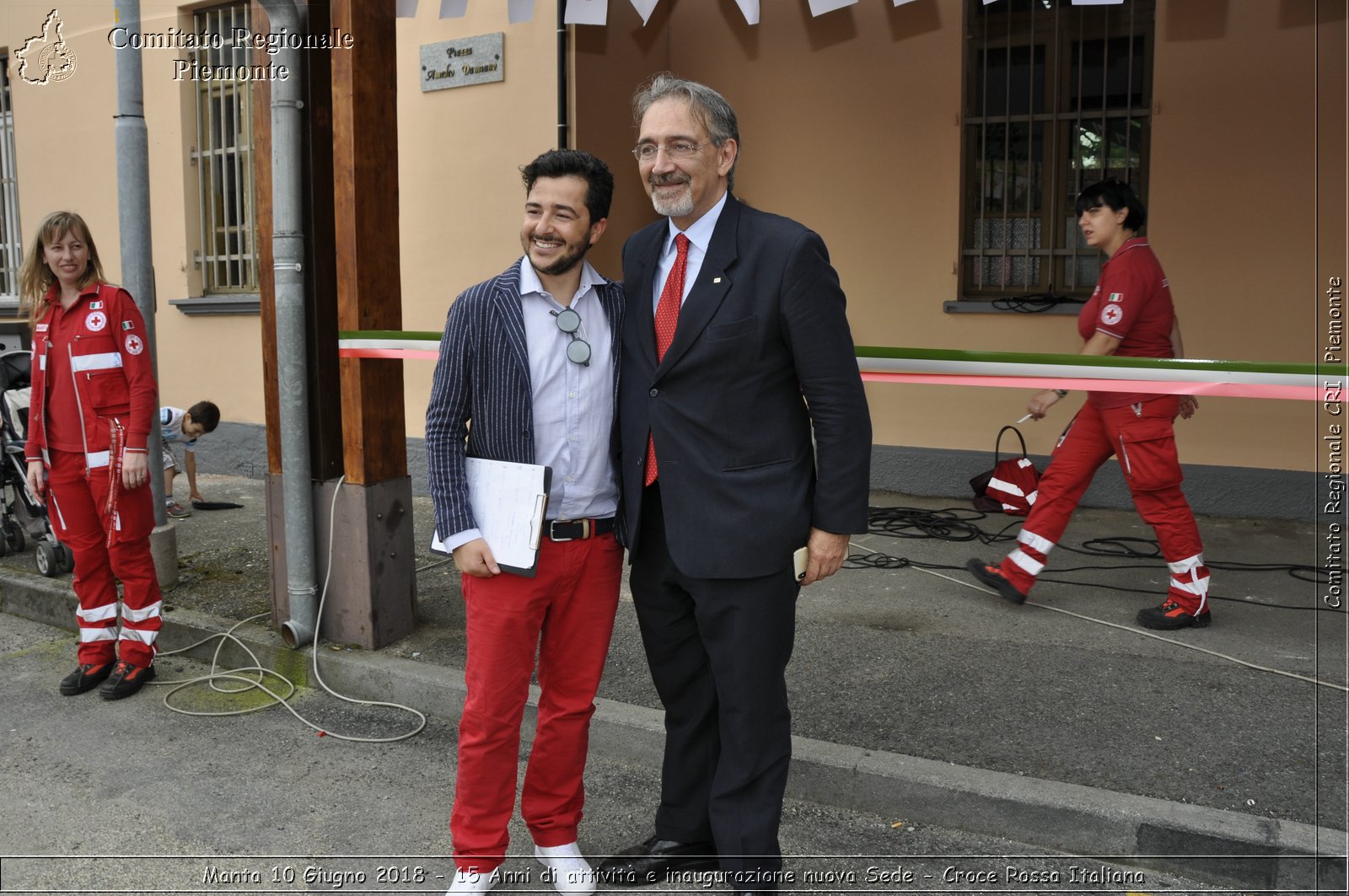 Manta 10 Giugno 2018 - 15 Anni di attivit e inaugurazione nuova Sede - Croce Rossa Italiana- Comitato Regionale del Piemonte