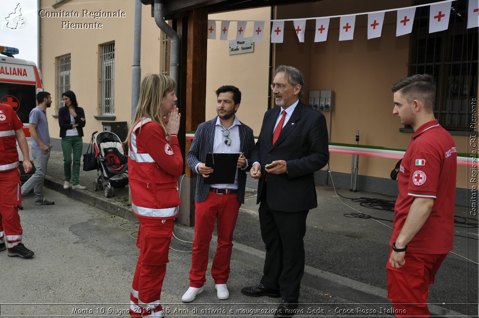 Manta 10 Giugno 2018 - 15 Anni di attivit e inaugurazione nuova Sede - Croce Rossa Italiana- Comitato Regionale del Piemonte