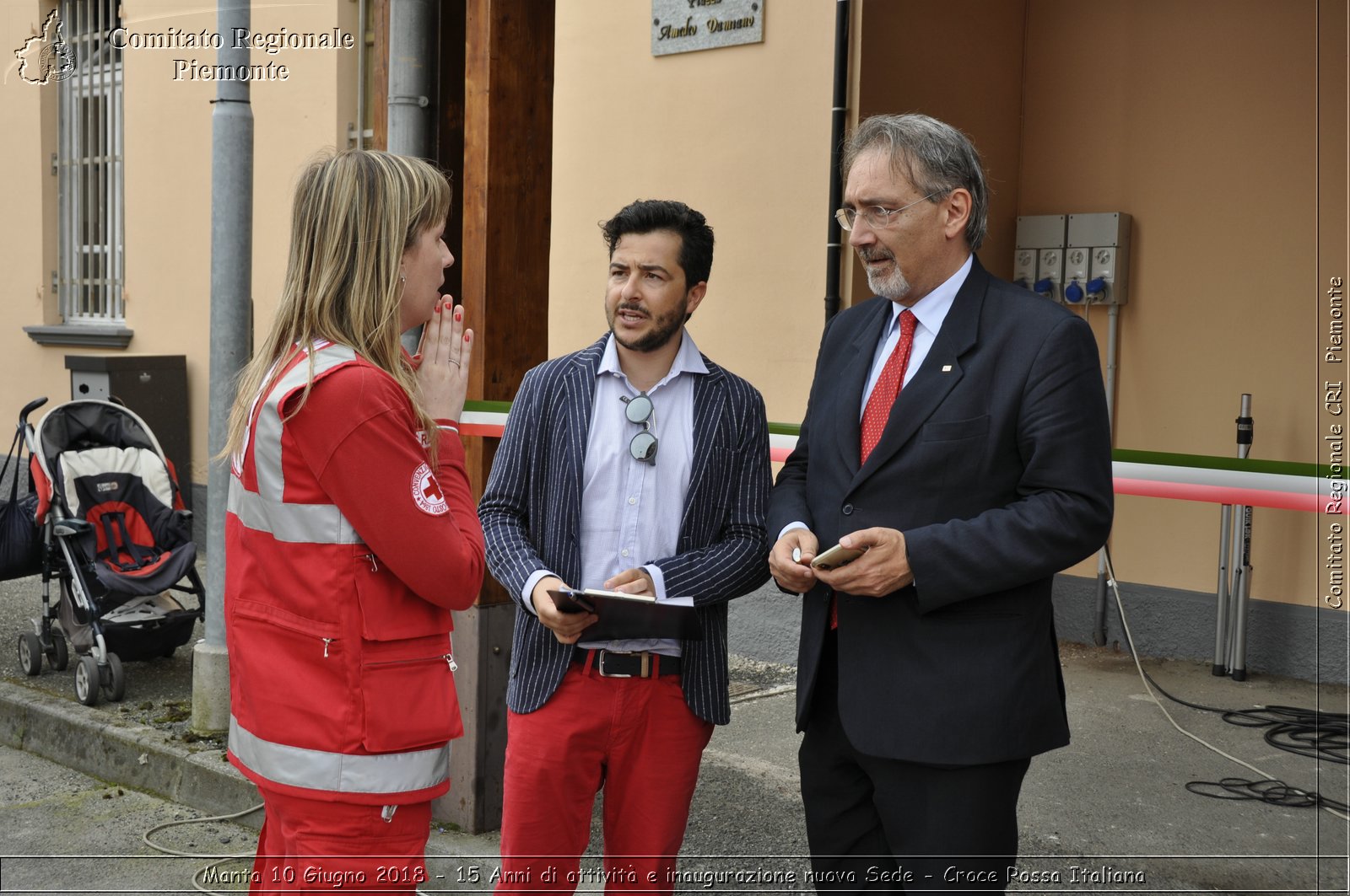 Manta 10 Giugno 2018 - 15 Anni di attivit e inaugurazione nuova Sede - Croce Rossa Italiana- Comitato Regionale del Piemonte