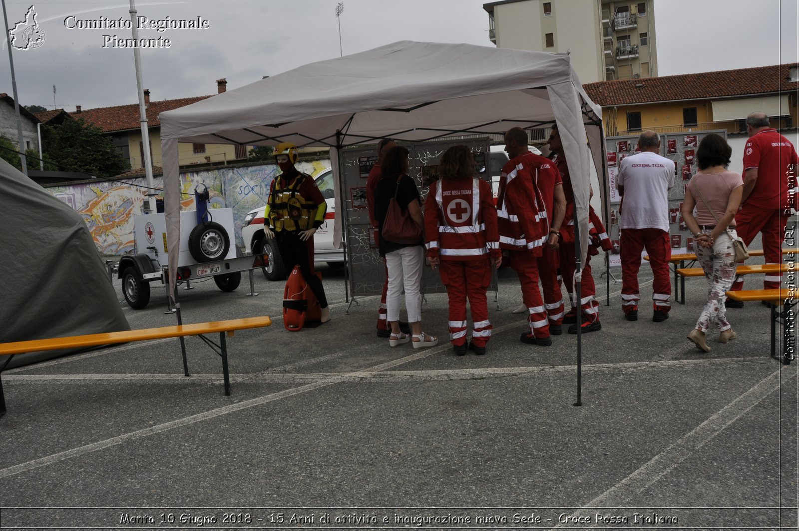 Manta 10 Giugno 2018 - 15 Anni di attivit e inaugurazione nuova Sede - Croce Rossa Italiana- Comitato Regionale del Piemonte