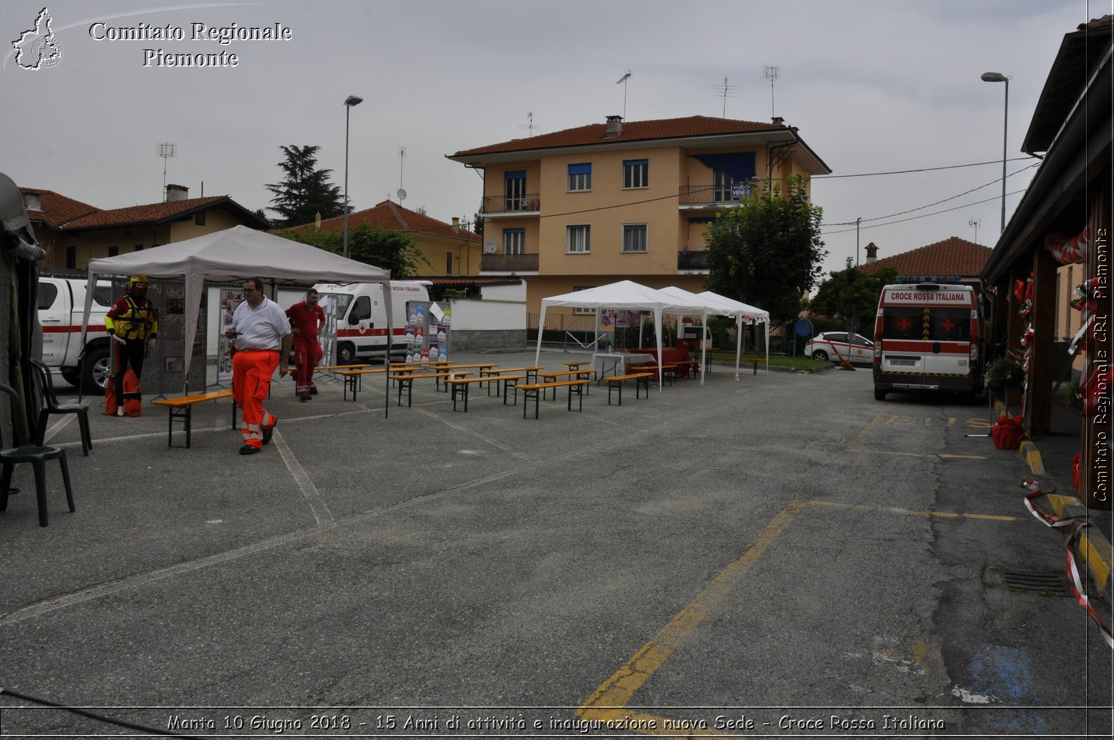 Manta 10 Giugno 2018 - 15 Anni di attivit e inaugurazione nuova Sede - Croce Rossa Italiana- Comitato Regionale del Piemonte