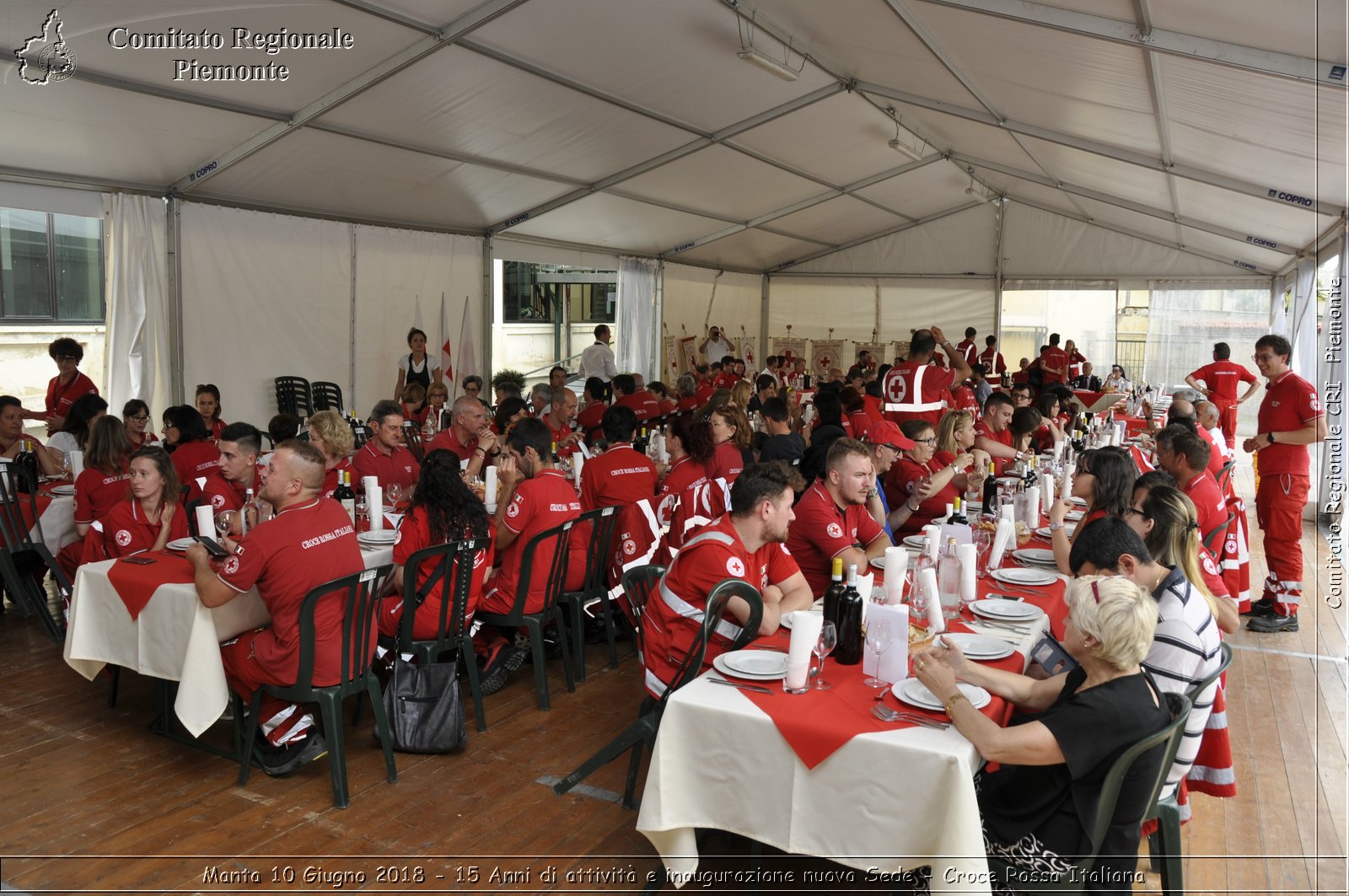 Manta 10 Giugno 2018 - 15 Anni di attivit e inaugurazione nuova Sede - Croce Rossa Italiana- Comitato Regionale del Piemonte