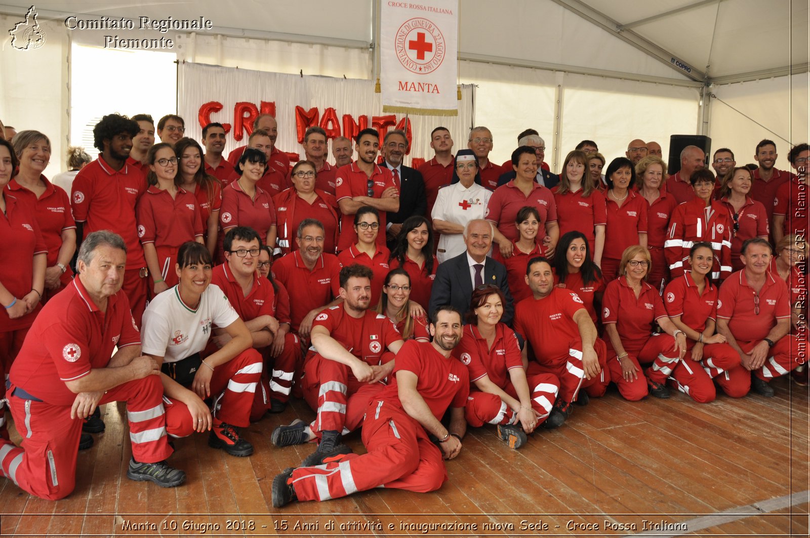 Manta 10 Giugno 2018 - 15 Anni di attivit e inaugurazione nuova Sede - Croce Rossa Italiana- Comitato Regionale del Piemonte