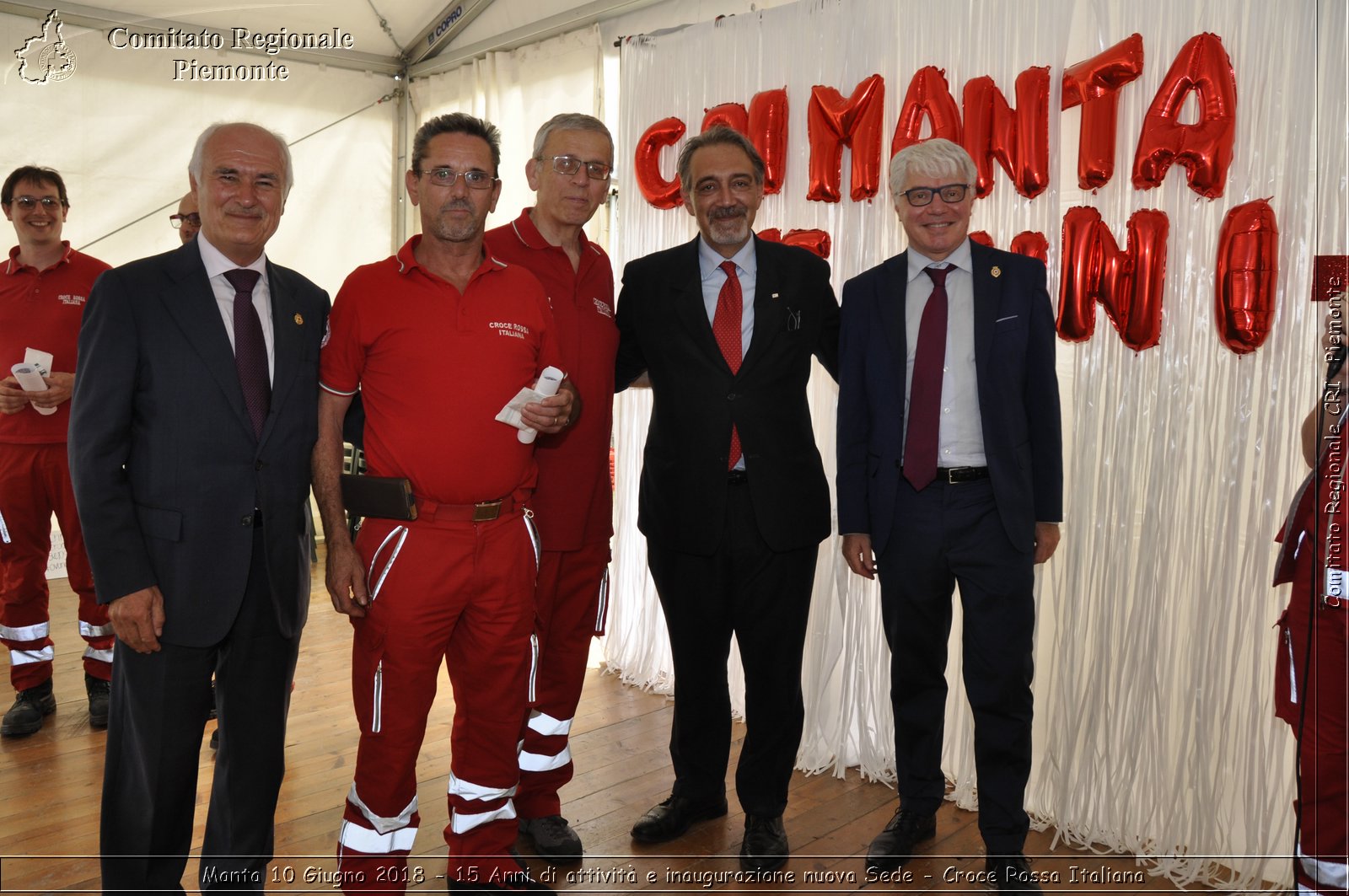 Manta 10 Giugno 2018 - 15 Anni di attivit e inaugurazione nuova Sede - Croce Rossa Italiana- Comitato Regionale del Piemonte