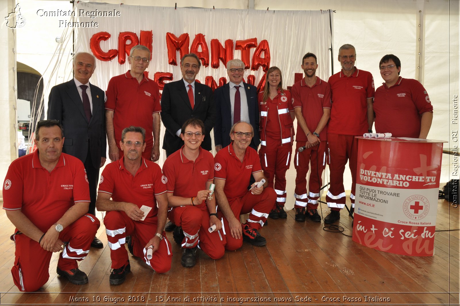 Manta 10 Giugno 2018 - 15 Anni di attivit e inaugurazione nuova Sede - Croce Rossa Italiana- Comitato Regionale del Piemonte