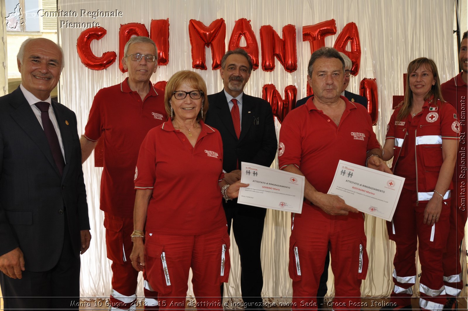 Manta 10 Giugno 2018 - 15 Anni di attivit e inaugurazione nuova Sede - Croce Rossa Italiana- Comitato Regionale del Piemonte