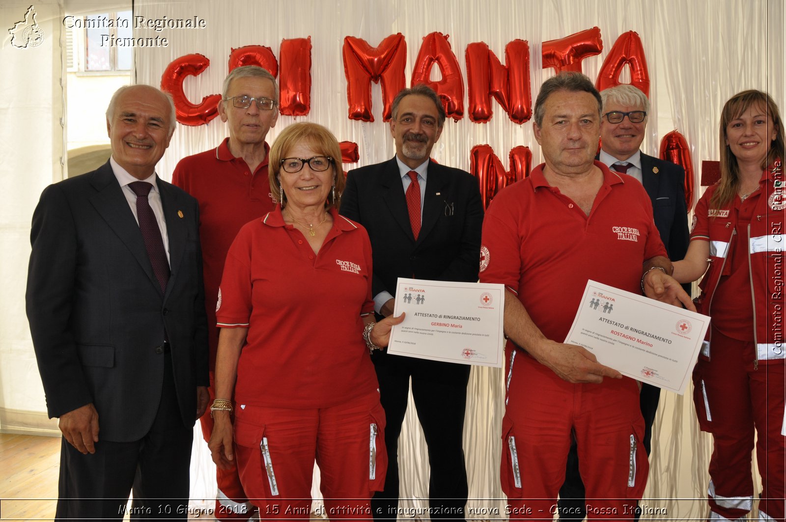 Manta 10 Giugno 2018 - 15 Anni di attivit e inaugurazione nuova Sede - Croce Rossa Italiana- Comitato Regionale del Piemonte