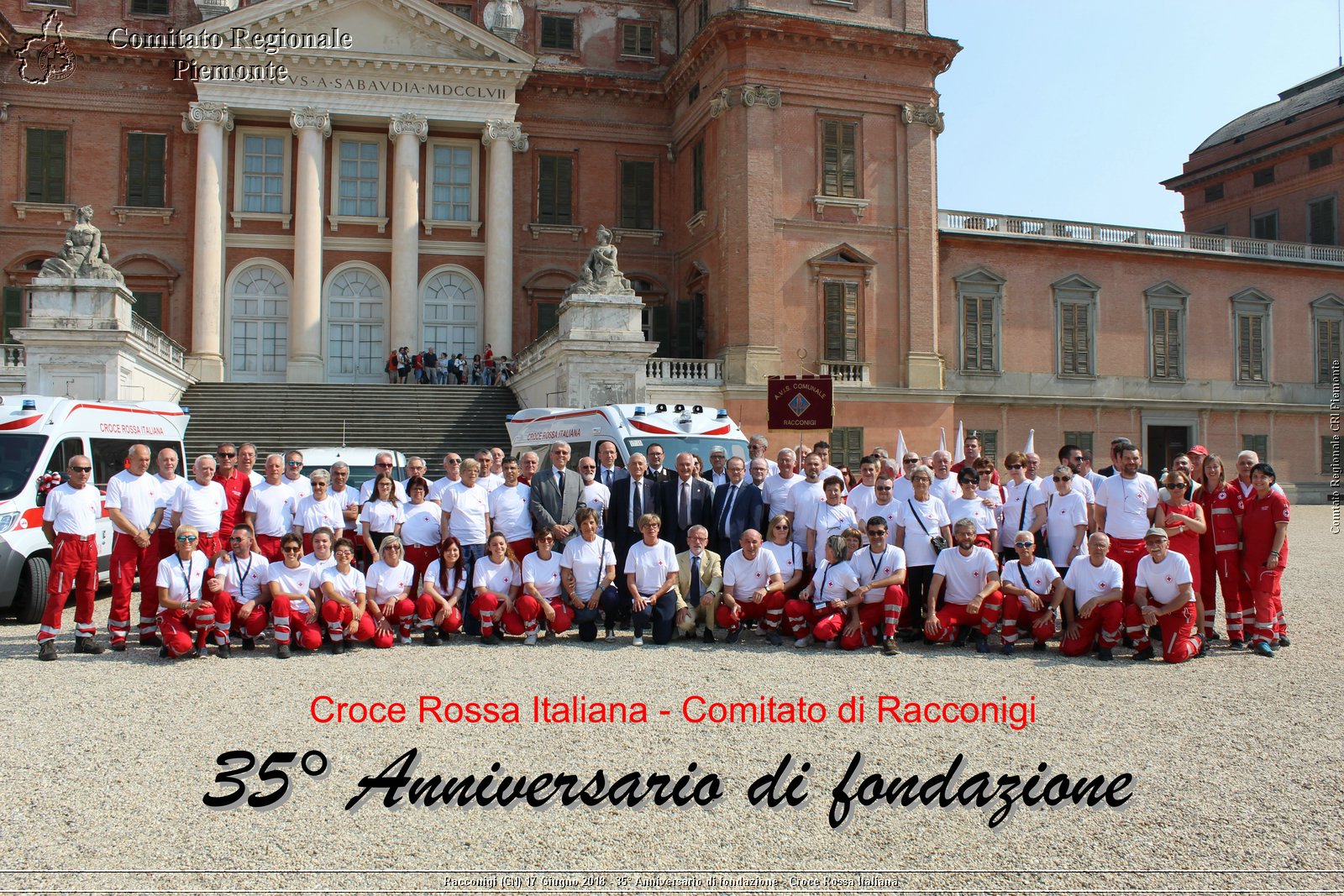 Racconigi (CN) 17 Giugno 2018 - 35 Anniversario di fondazione - Croce Rossa Italiana - Comitato Regionale del Piemonte