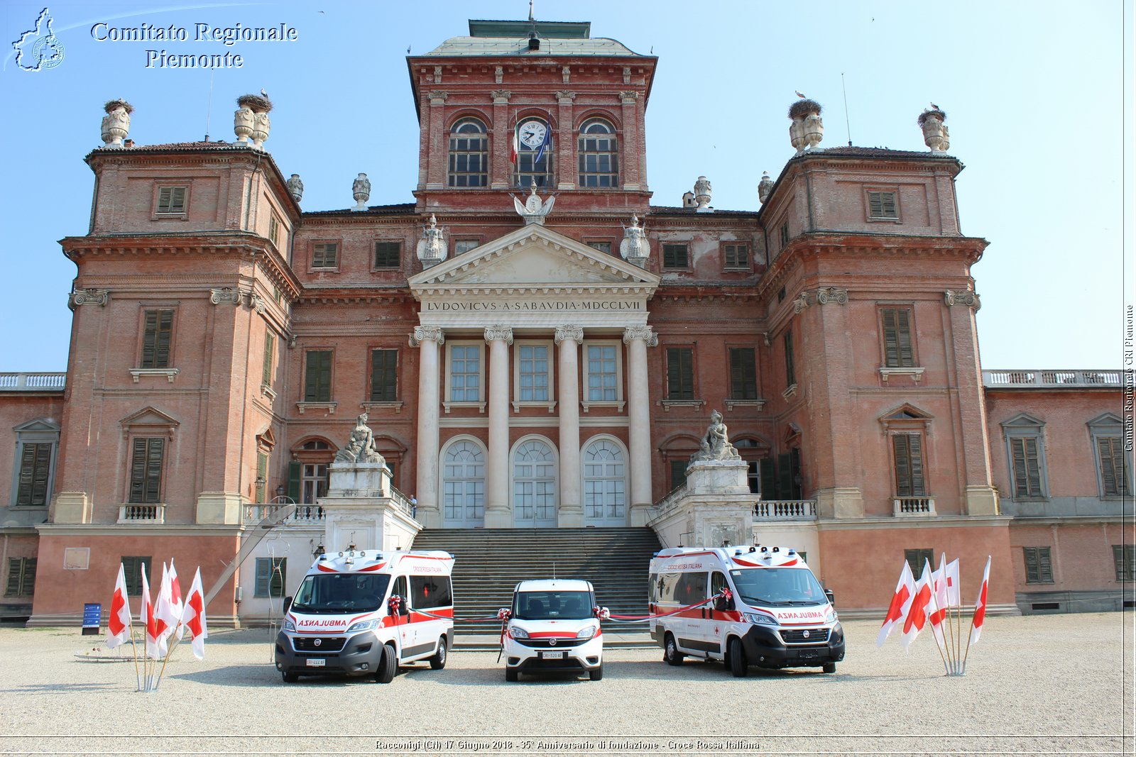 Racconigi (CN) 17 Giugno 2018 - 35 Anniversario di fondazione - Croce Rossa Italiana - Comitato Regionale del Piemonte