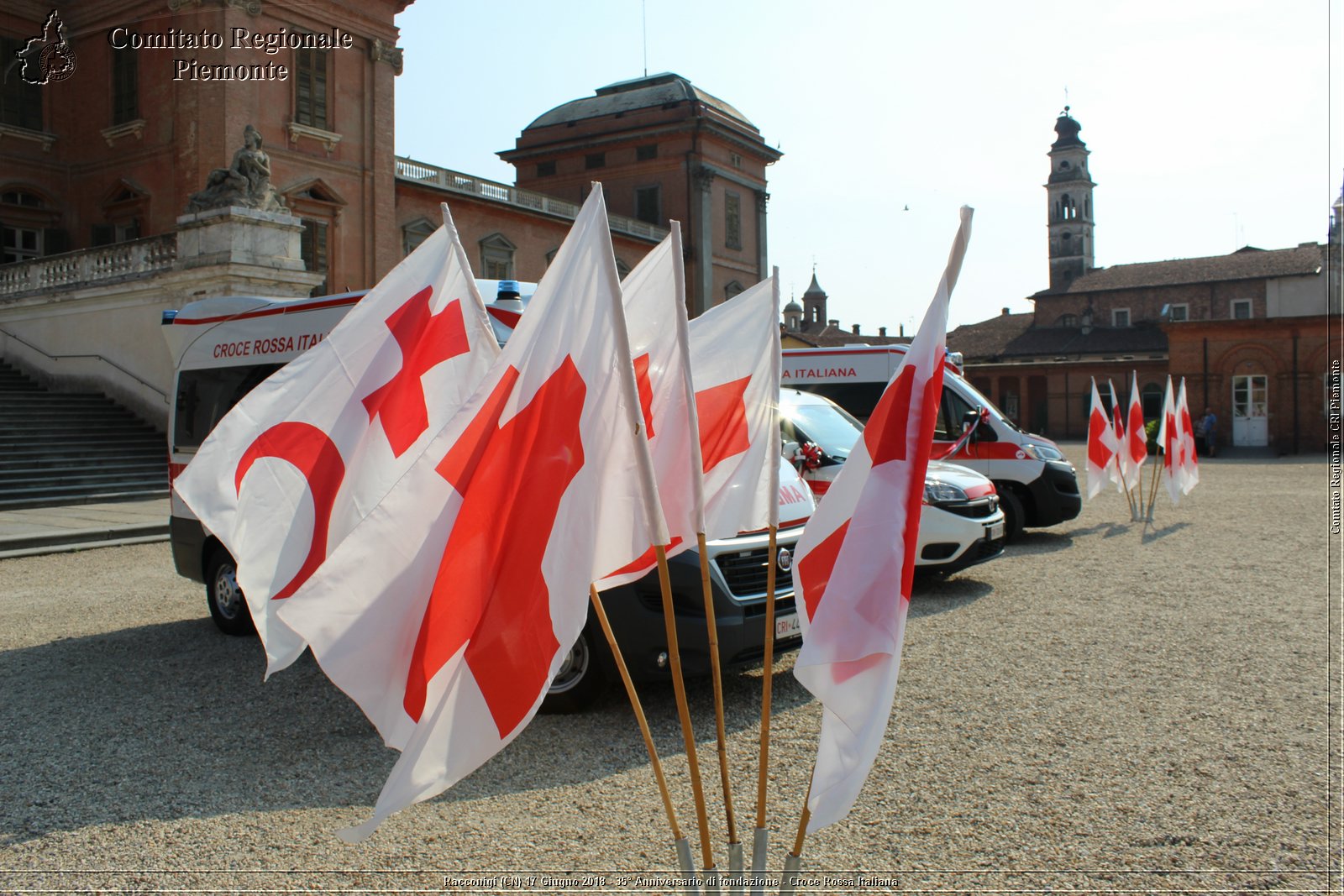 Racconigi (CN) 17 Giugno 2018 - 35 Anniversario di fondazione - Croce Rossa Italiana - Comitato Regionale del Piemonte