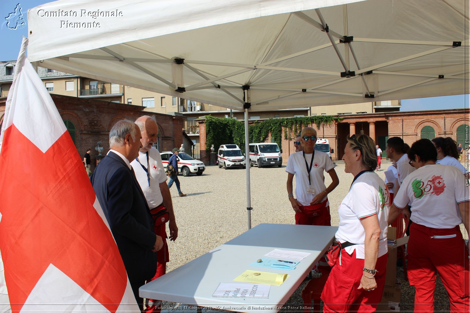 Racconigi (CN) 17 Giugno 2018 - 35 Anniversario di fondazione - Croce Rossa Italiana - Comitato Regionale del Piemonte