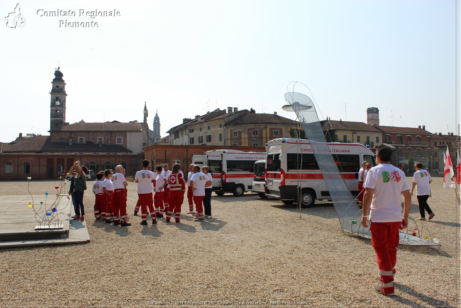 Racconigi (CN) 17 Giugno 2018 - 35 Anniversario di fondazione - Croce Rossa Italiana - Comitato Regionale del Piemonte