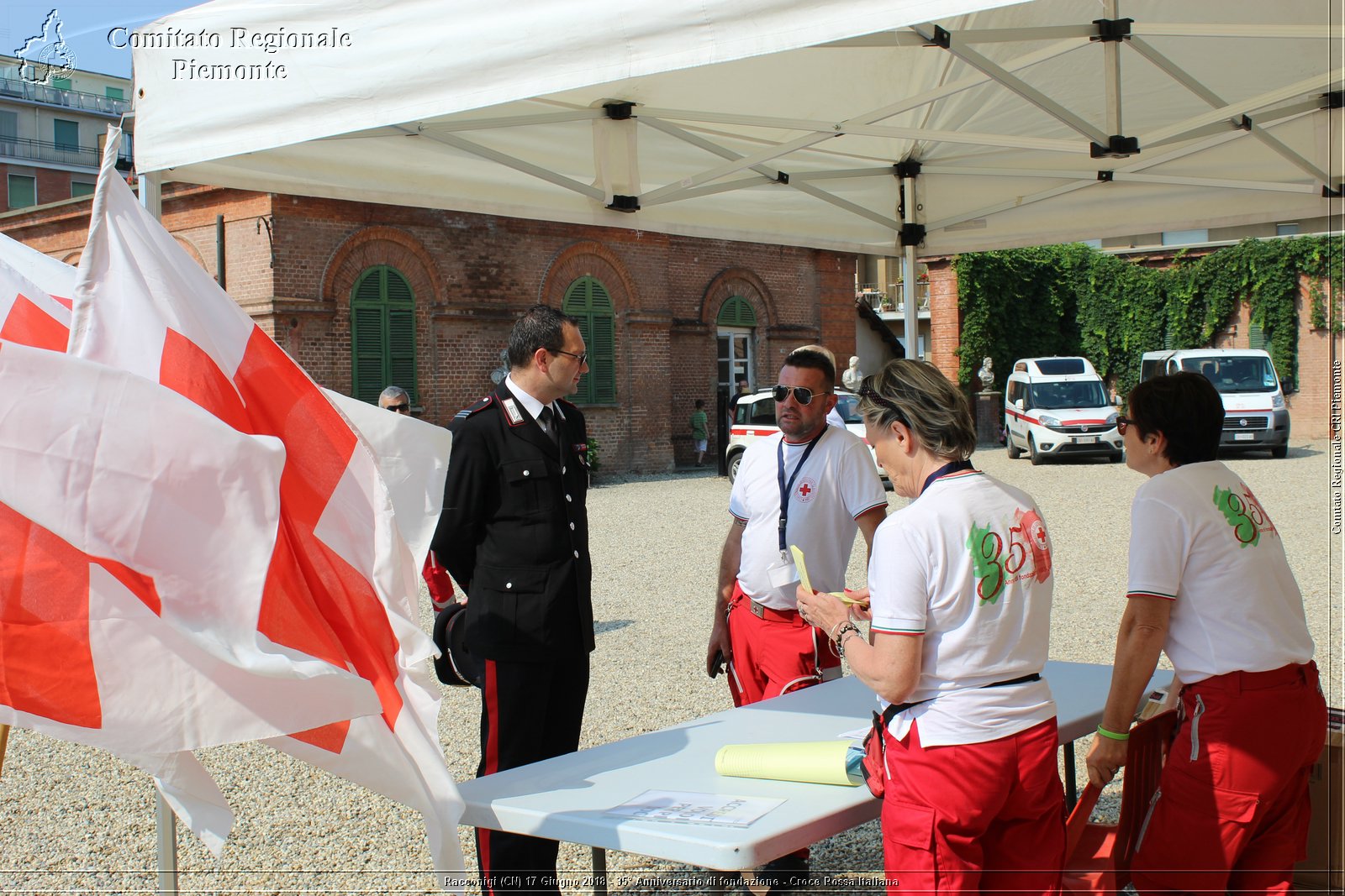 Racconigi (CN) 17 Giugno 2018 - 35 Anniversario di fondazione - Croce Rossa Italiana - Comitato Regionale del Piemonte