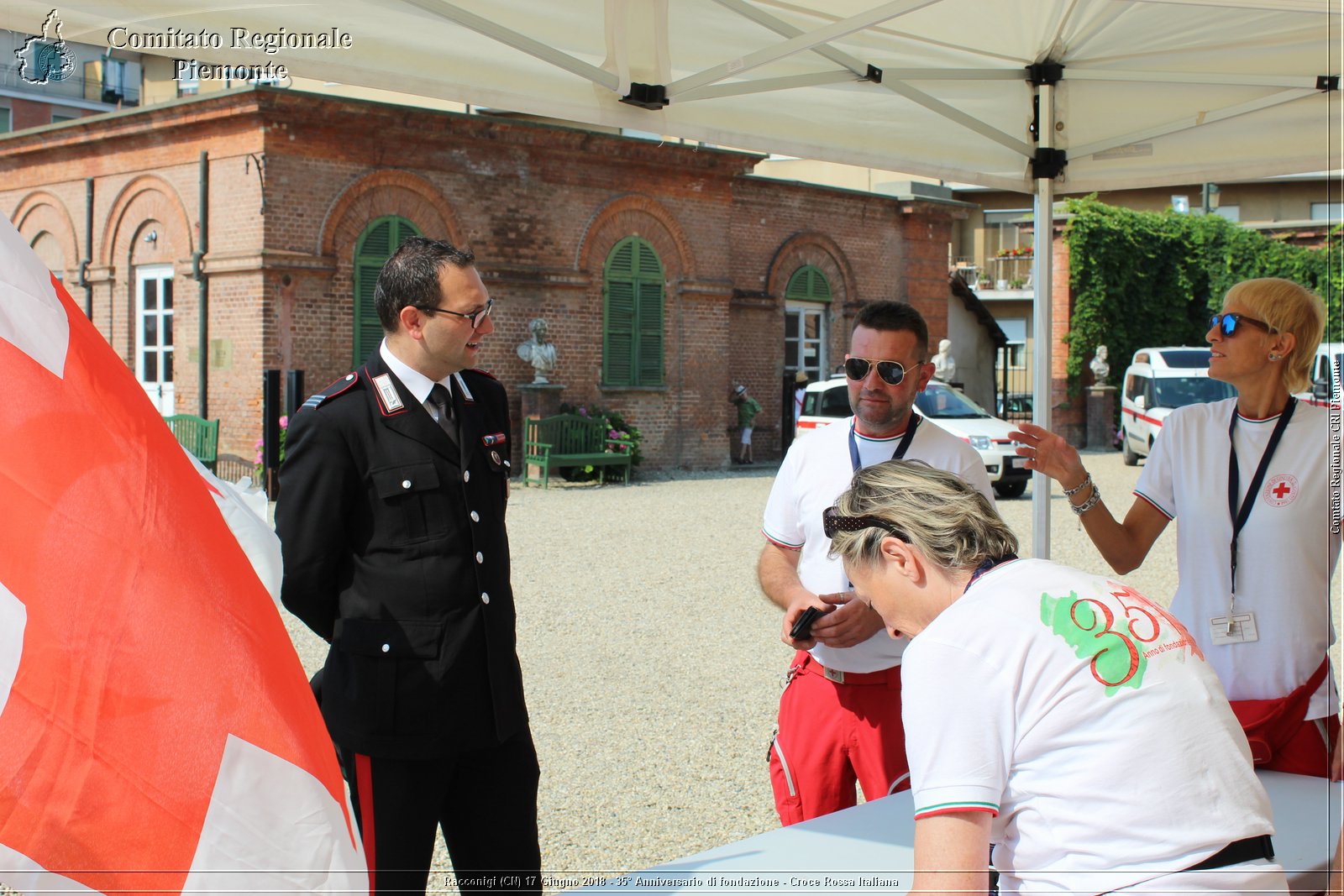 Racconigi (CN) 17 Giugno 2018 - 35 Anniversario di fondazione - Croce Rossa Italiana - Comitato Regionale del Piemonte