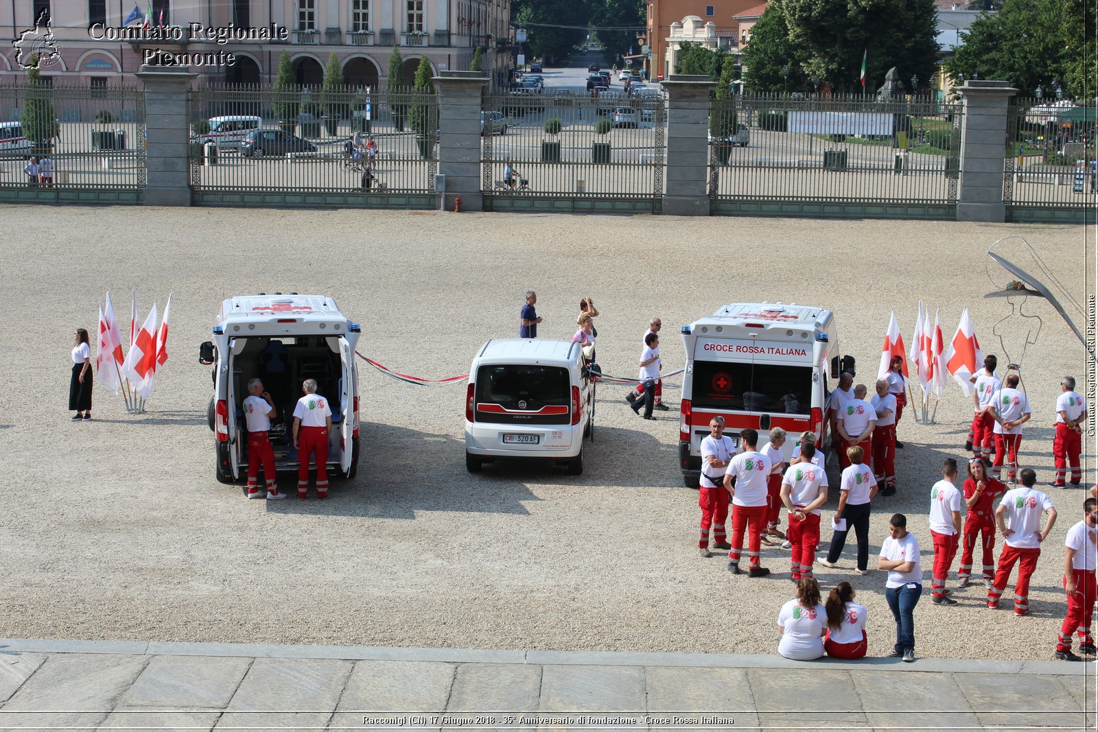 Racconigi (CN) 17 Giugno 2018 - 35 Anniversario di fondazione - Croce Rossa Italiana - Comitato Regionale del Piemonte