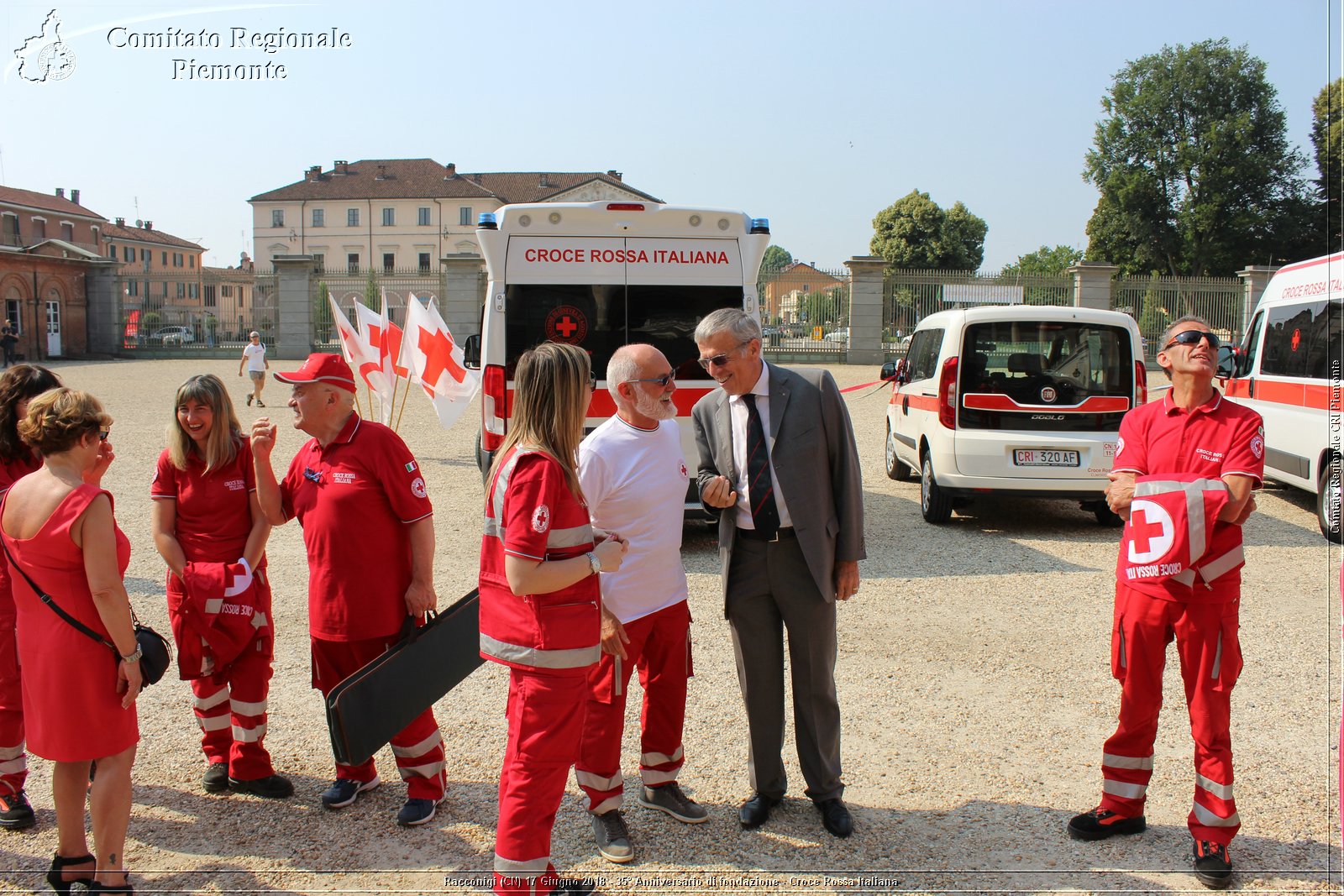 Racconigi (CN) 17 Giugno 2018 - 35 Anniversario di fondazione - Croce Rossa Italiana - Comitato Regionale del Piemonte