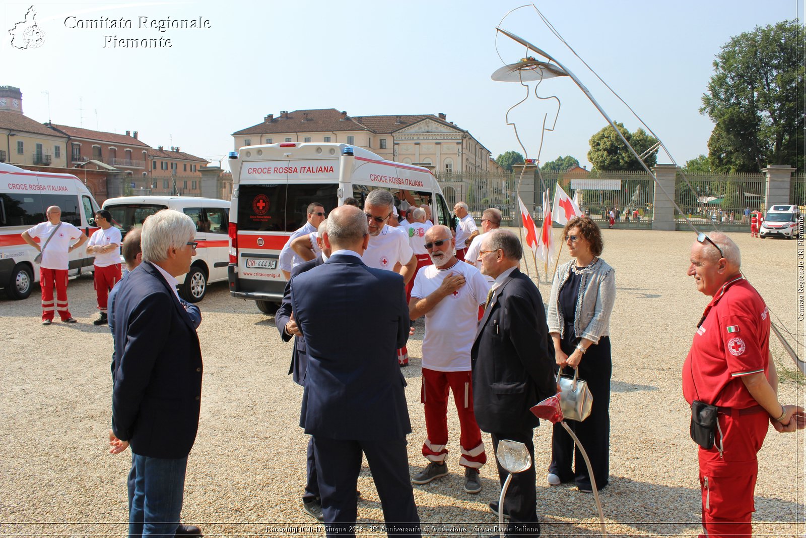 Racconigi (CN) 17 Giugno 2018 - 35 Anniversario di fondazione - Croce Rossa Italiana - Comitato Regionale del Piemonte