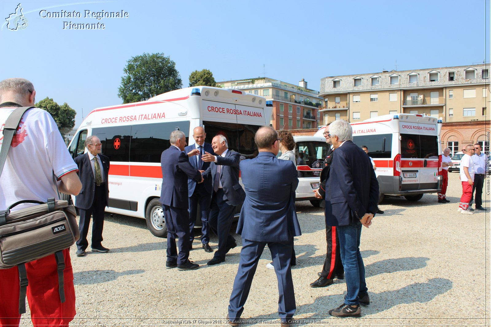 Racconigi (CN) 17 Giugno 2018 - 35 Anniversario di fondazione - Croce Rossa Italiana - Comitato Regionale del Piemonte