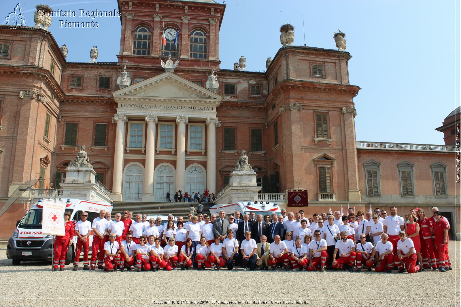 Racconigi (CN) 17 Giugno 2018 - 35 Anniversario di fondazione - Croce Rossa Italiana - Comitato Regionale del Piemonte