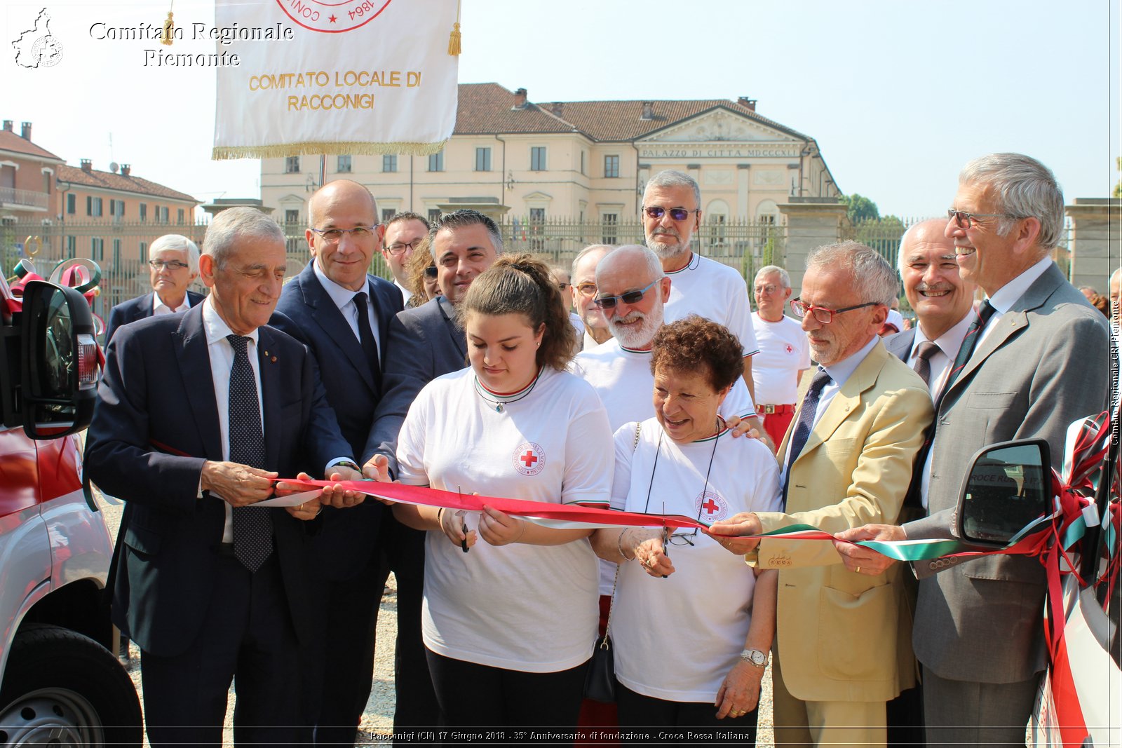 Racconigi (CN) 17 Giugno 2018 - 35 Anniversario di fondazione - Croce Rossa Italiana - Comitato Regionale del Piemonte