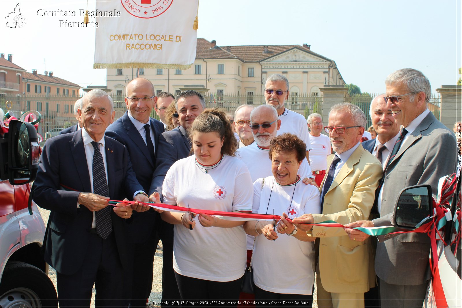 Racconigi (CN) 17 Giugno 2018 - 35 Anniversario di fondazione - Croce Rossa Italiana - Comitato Regionale del Piemonte