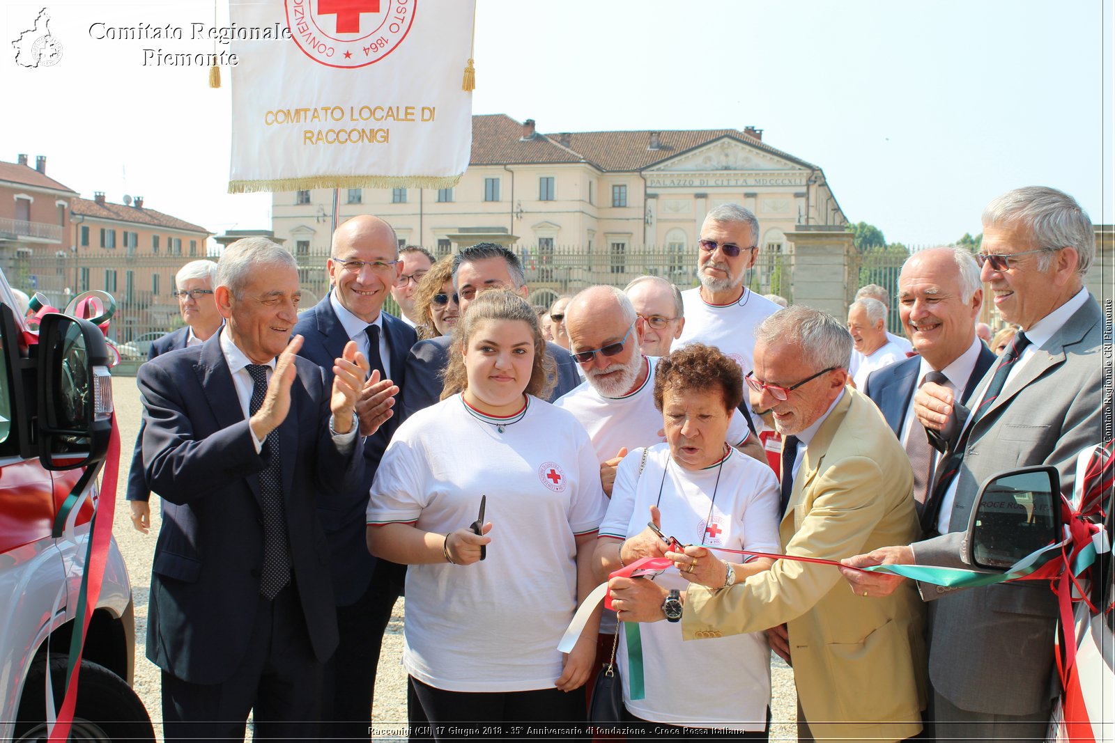 Racconigi (CN) 17 Giugno 2018 - 35 Anniversario di fondazione - Croce Rossa Italiana - Comitato Regionale del Piemonte