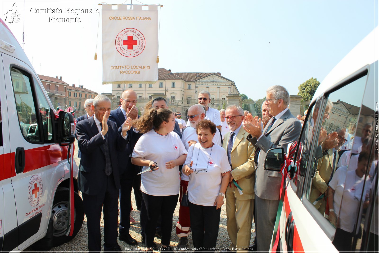 Racconigi (CN) 17 Giugno 2018 - 35 Anniversario di fondazione - Croce Rossa Italiana - Comitato Regionale del Piemonte