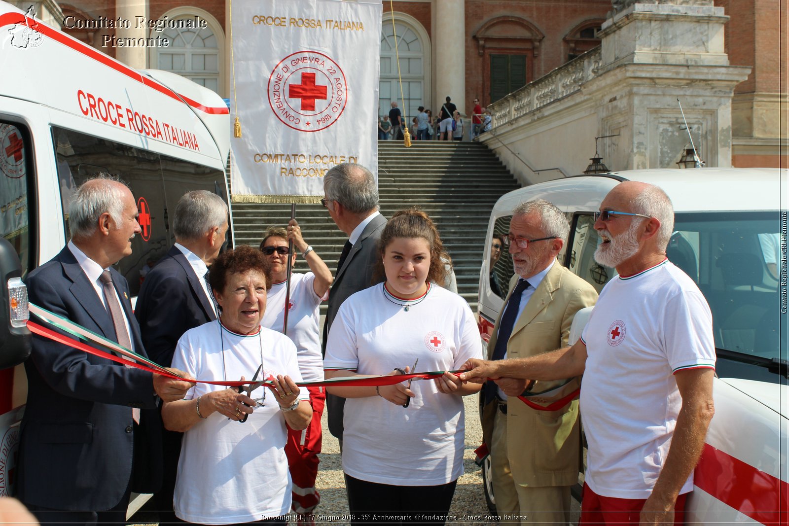 Racconigi (CN) 17 Giugno 2018 - 35 Anniversario di fondazione - Croce Rossa Italiana - Comitato Regionale del Piemonte